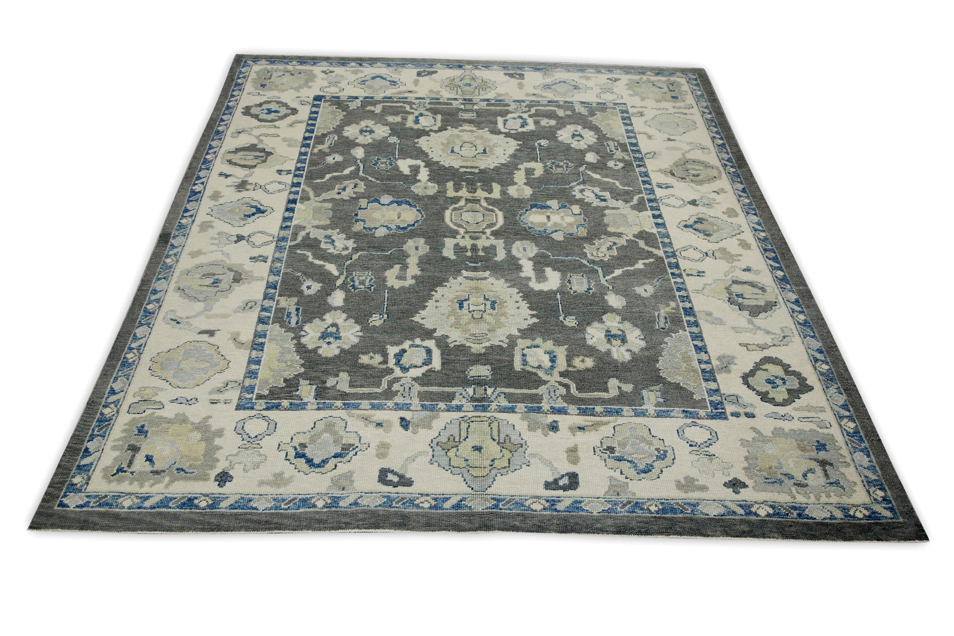 Turkish Oushak Rug 8'1" x 9'2" #8031