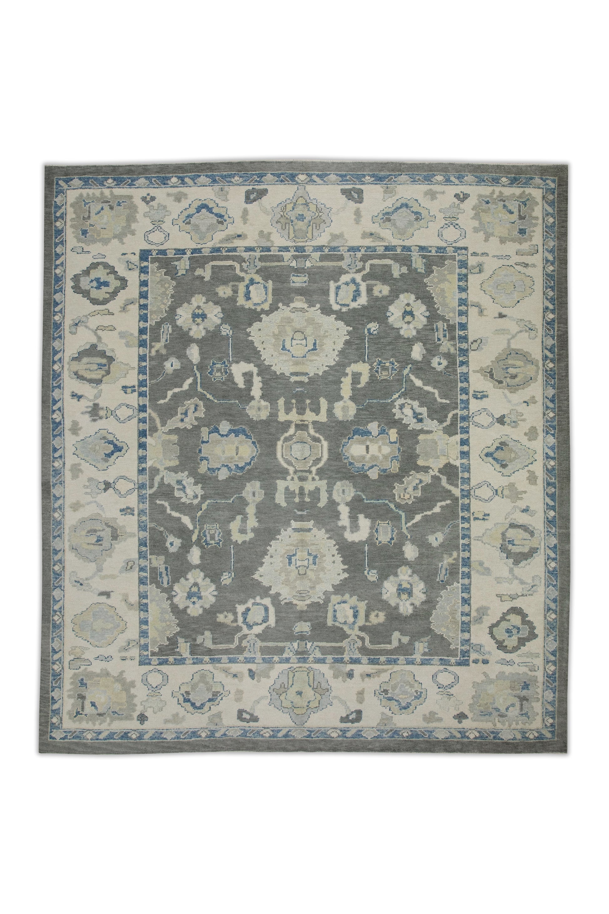 Turkish Oushak Rug 8'1" x 9'2" #8031