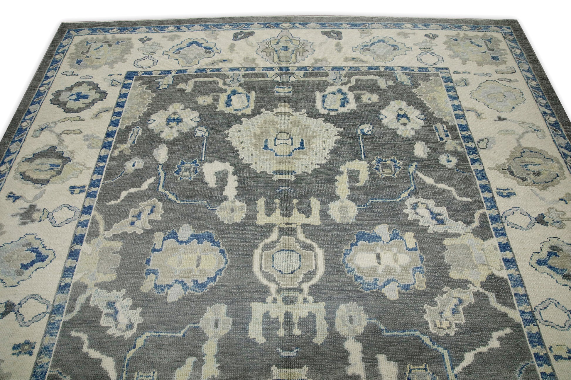 Turkish Oushak Rug 8'1" x 9'2" #8031