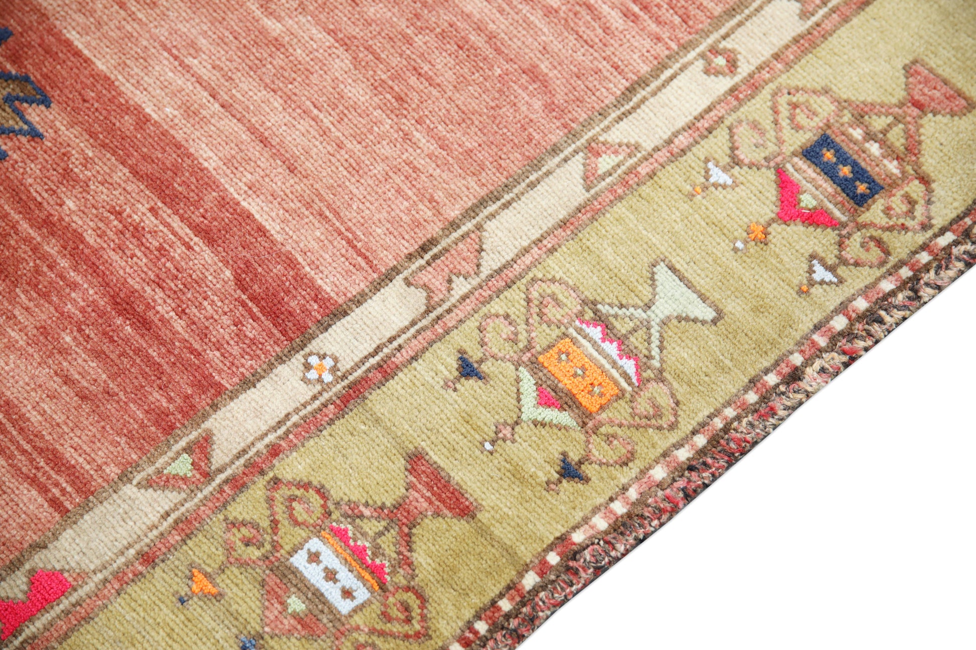 Turkish Vintage Anatolian Rug  4'7" x 10'7" #235