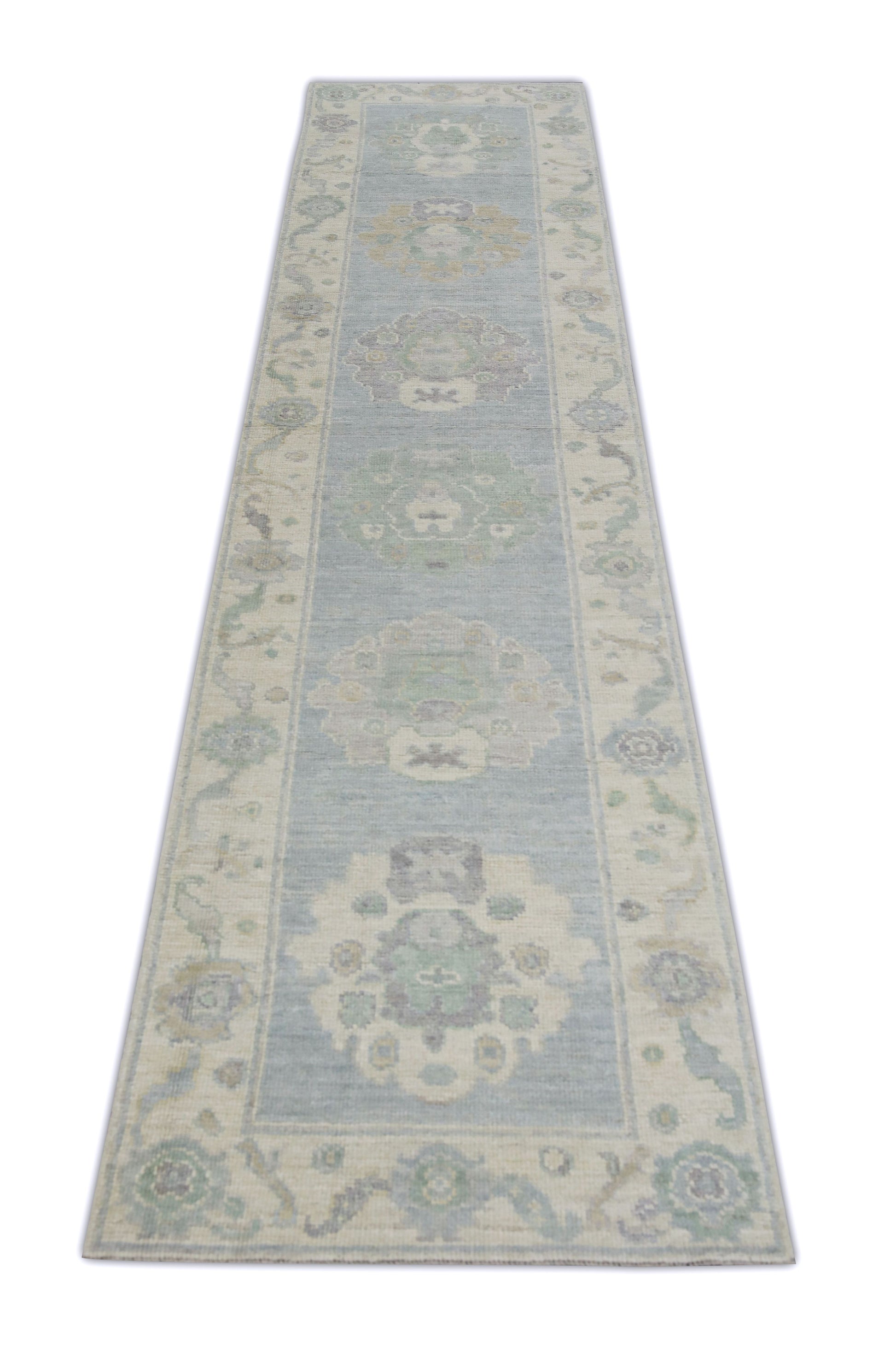 Turkish Oushak Rug 2'7" x 12'2" #11200