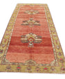 Turkish Vintage Anatolian Rug  4'7" x 10'7" #235