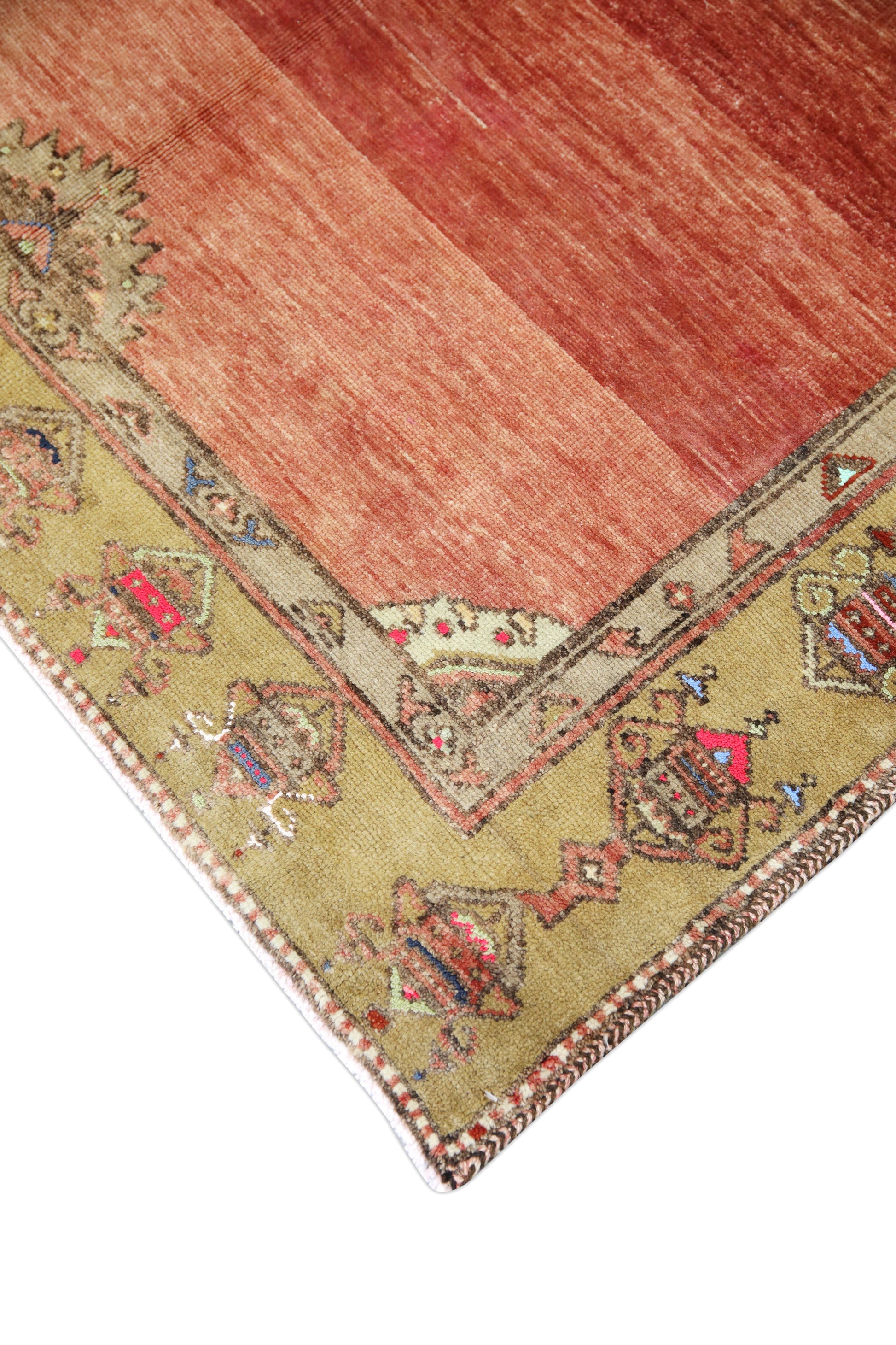Turkish Vintage Anatolian Rug  4'7" x 10'7" #235
