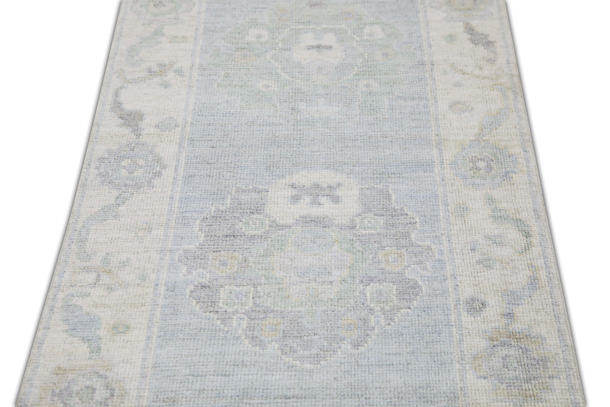 Turkish Oushak Rug 2'7" x 12'2" #11200