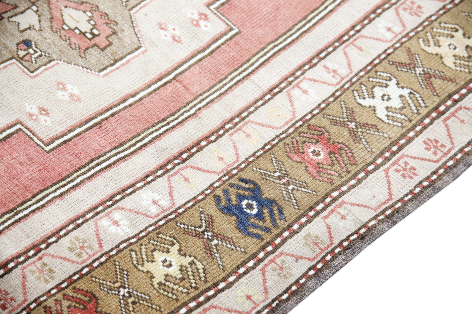 Turkish Vintage Anatolian Rug 5'4" x 7'10" #459