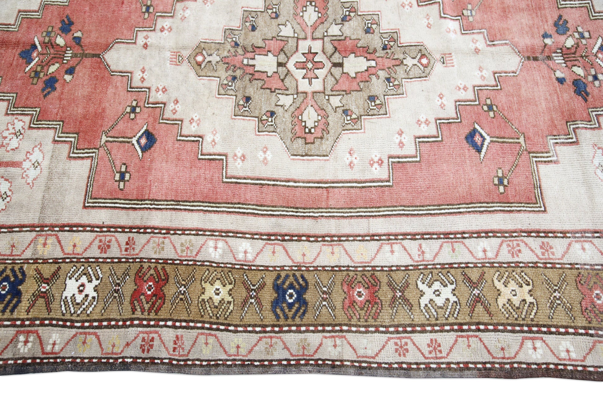 Turkish Vintage Anatolian Rug 5'4" x 7'10" #459