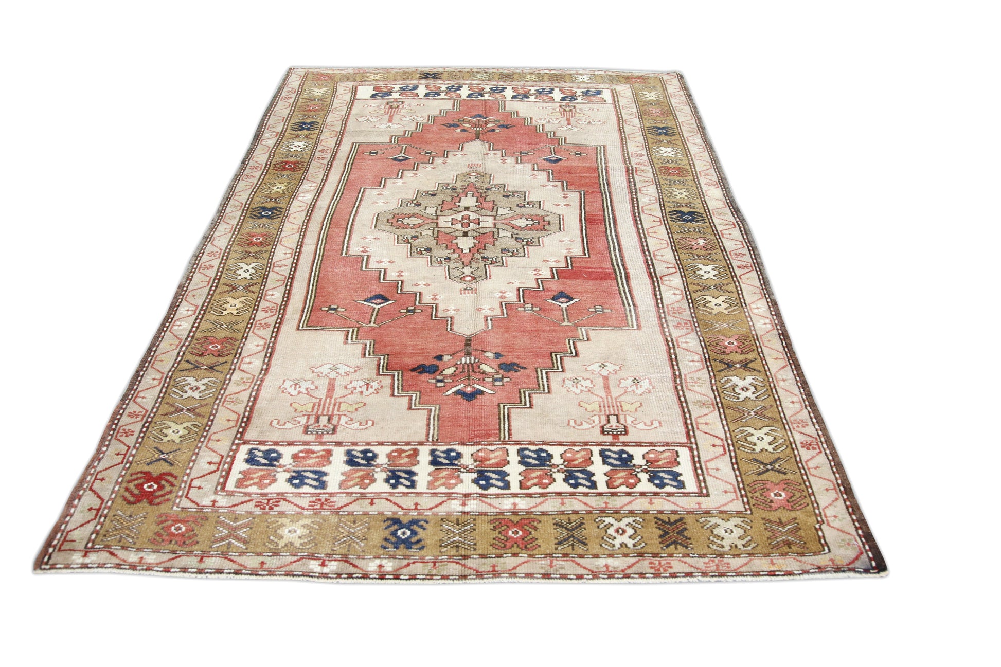 Turkish Vintage Anatolian Rug 5'4" x 7'10" #459
