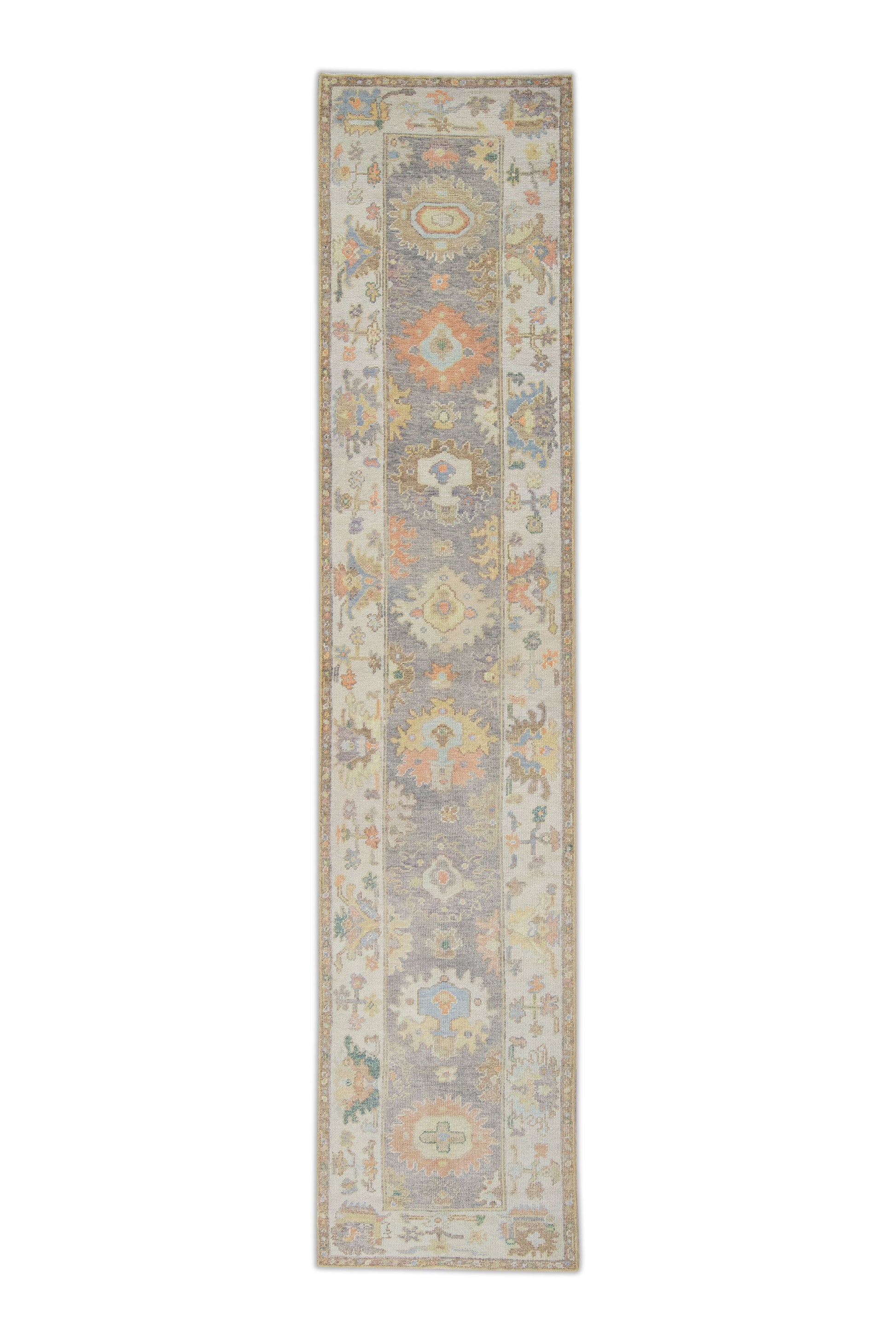 Turkish Oushak Rug 2'10" x 14'2" #11294