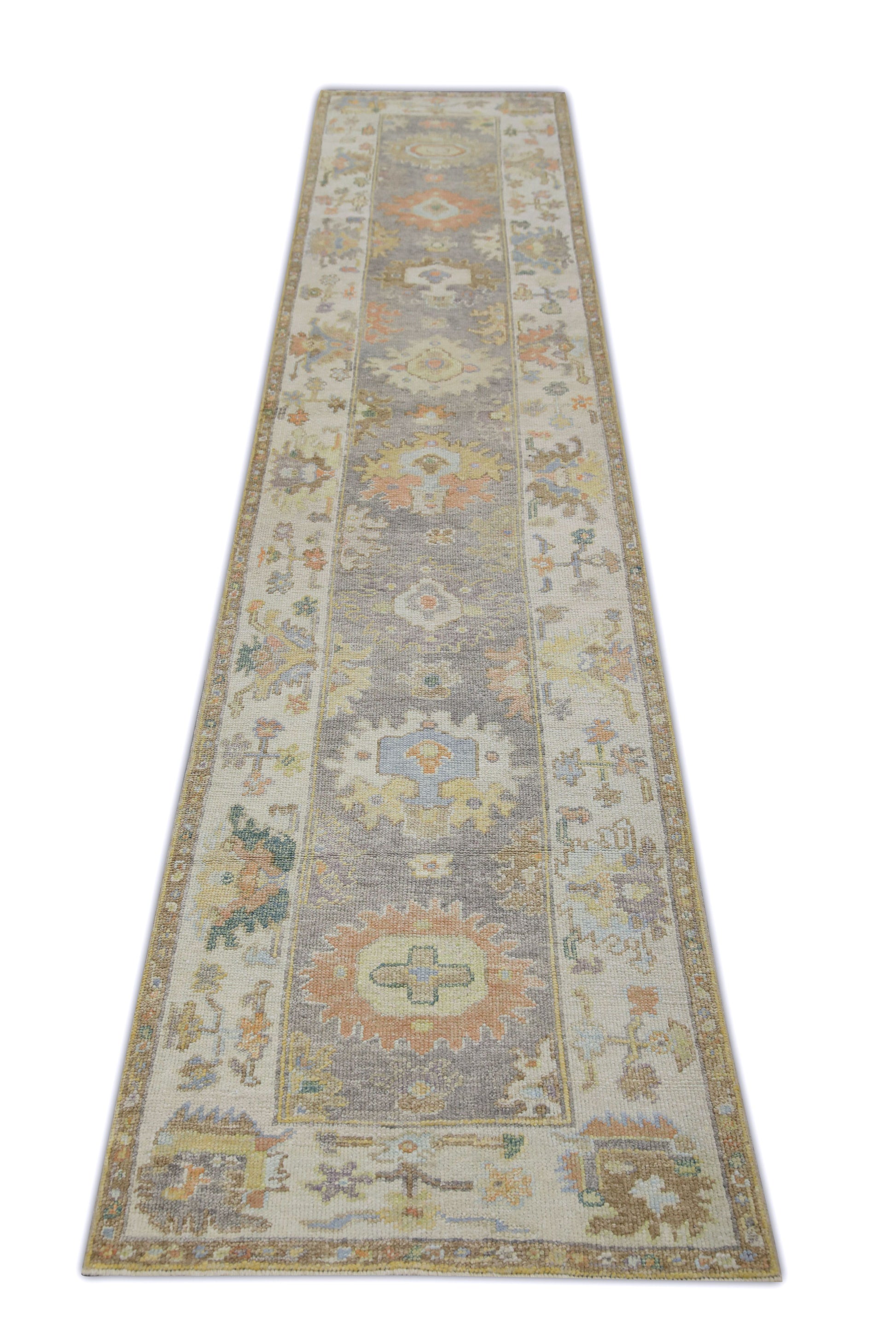 Turkish Oushak Rug 2'10" x 14'2" #11294