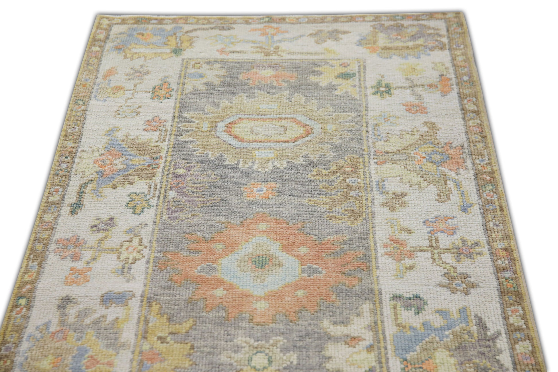 Turkish Oushak Rug 2'10" x 14'2" #11294