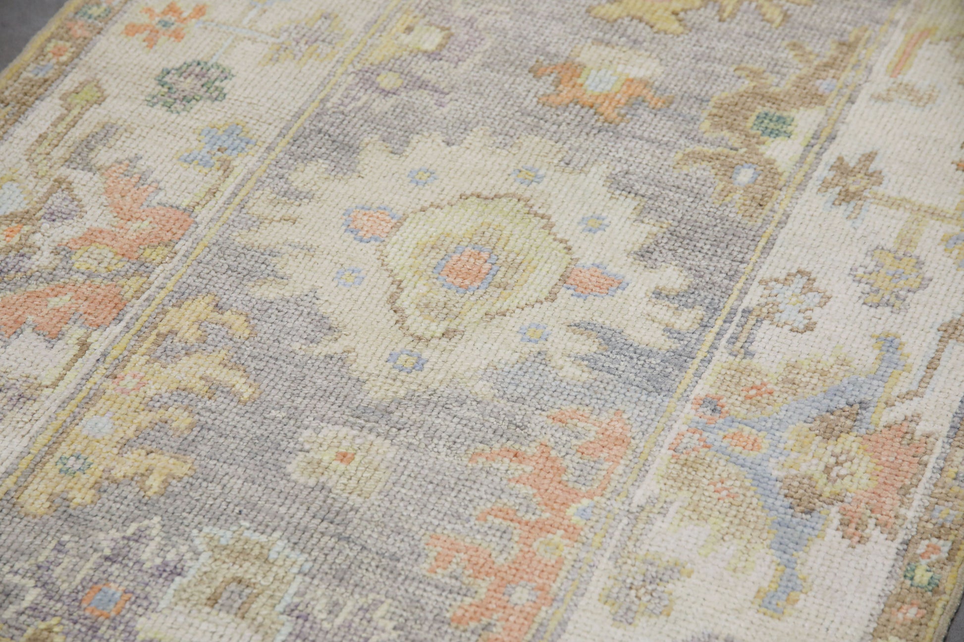 Turkish Oushak Rug 2'10" x 14'2" #11294