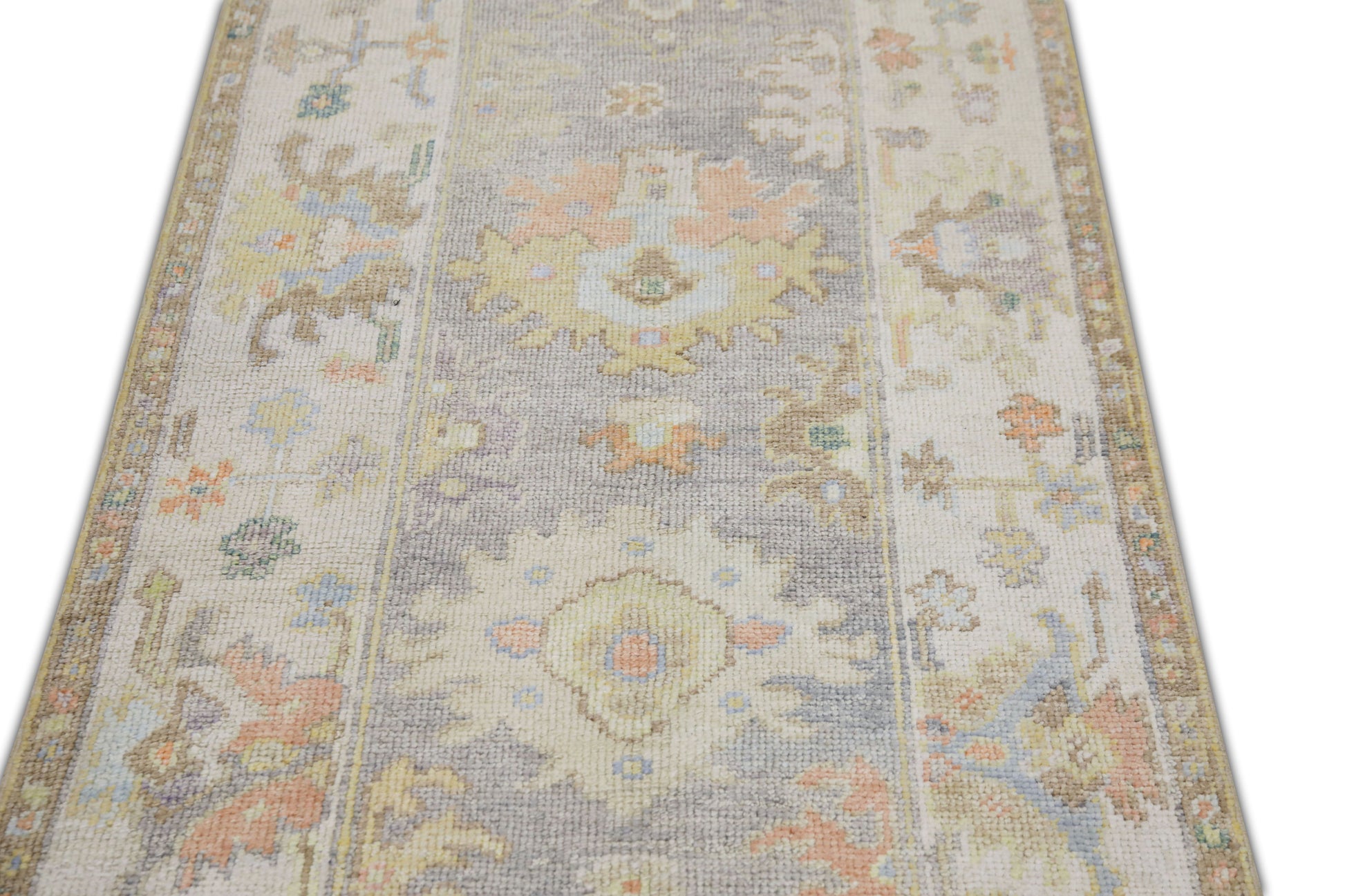 Turkish Oushak Rug 2'10" x 14'2" #11294