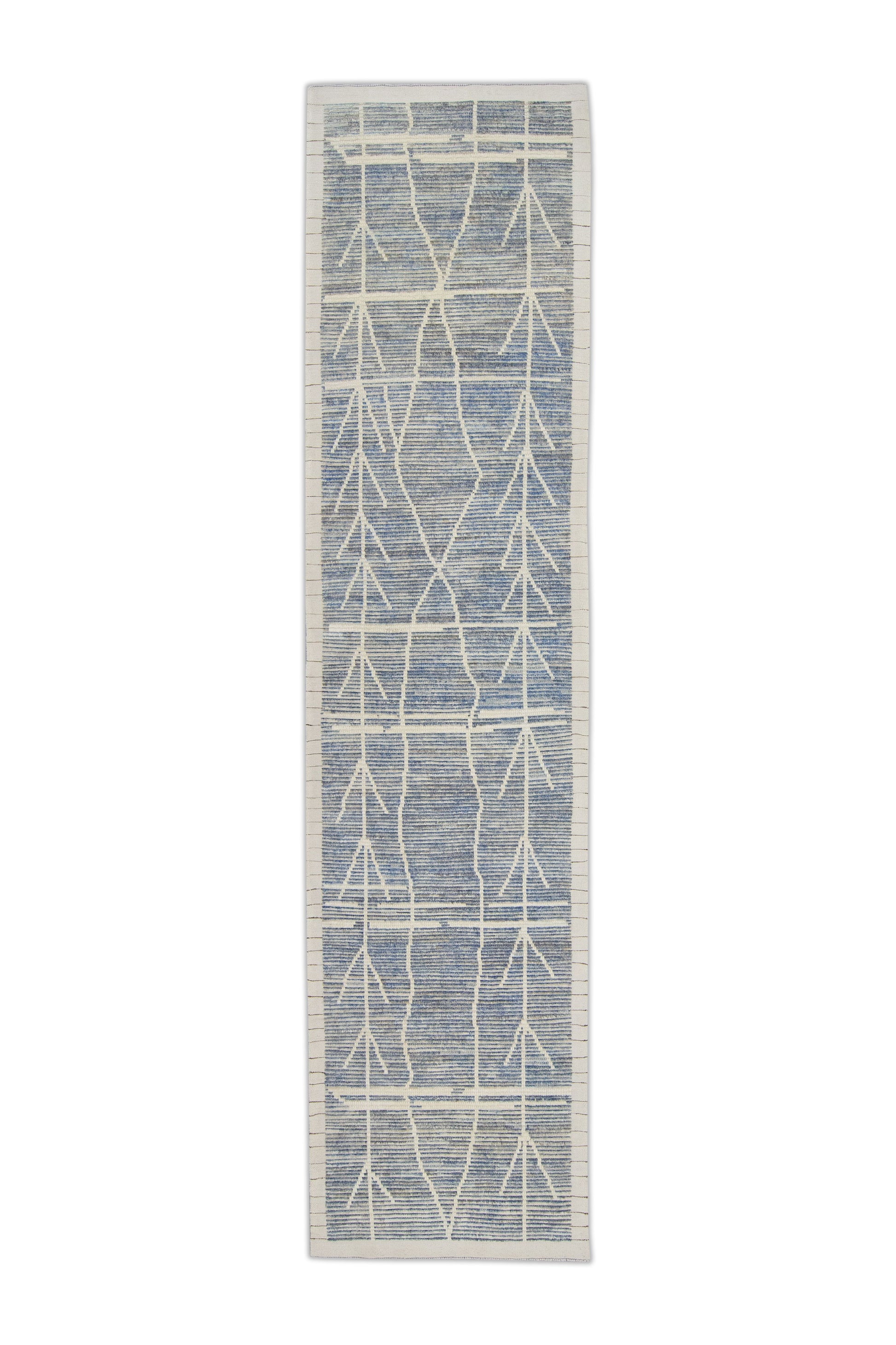 Turkish Tulu Rug Hand Knotted 2'11" x 12'7" #10931