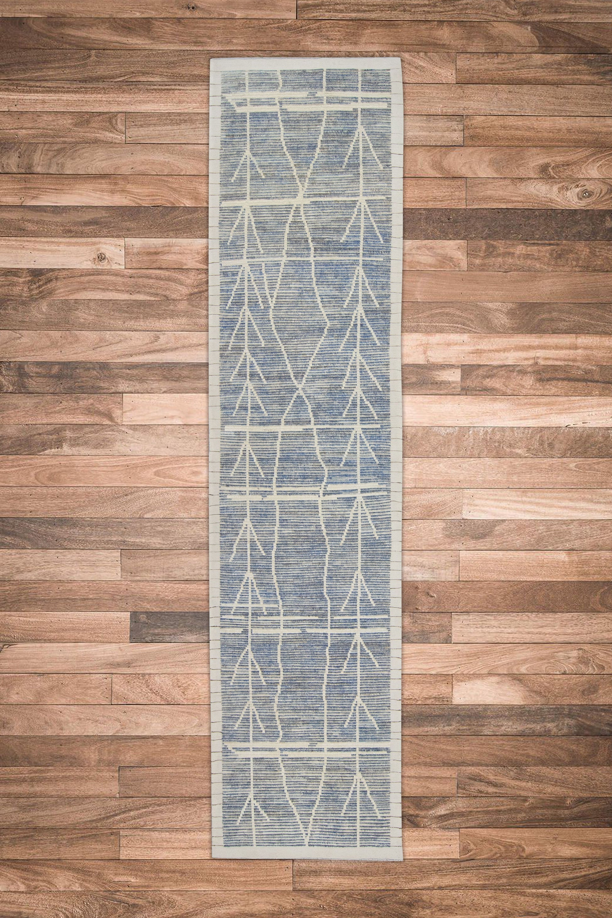 Turkish Tulu Rug Hand Knotted 2'11" x 12'7" #10931