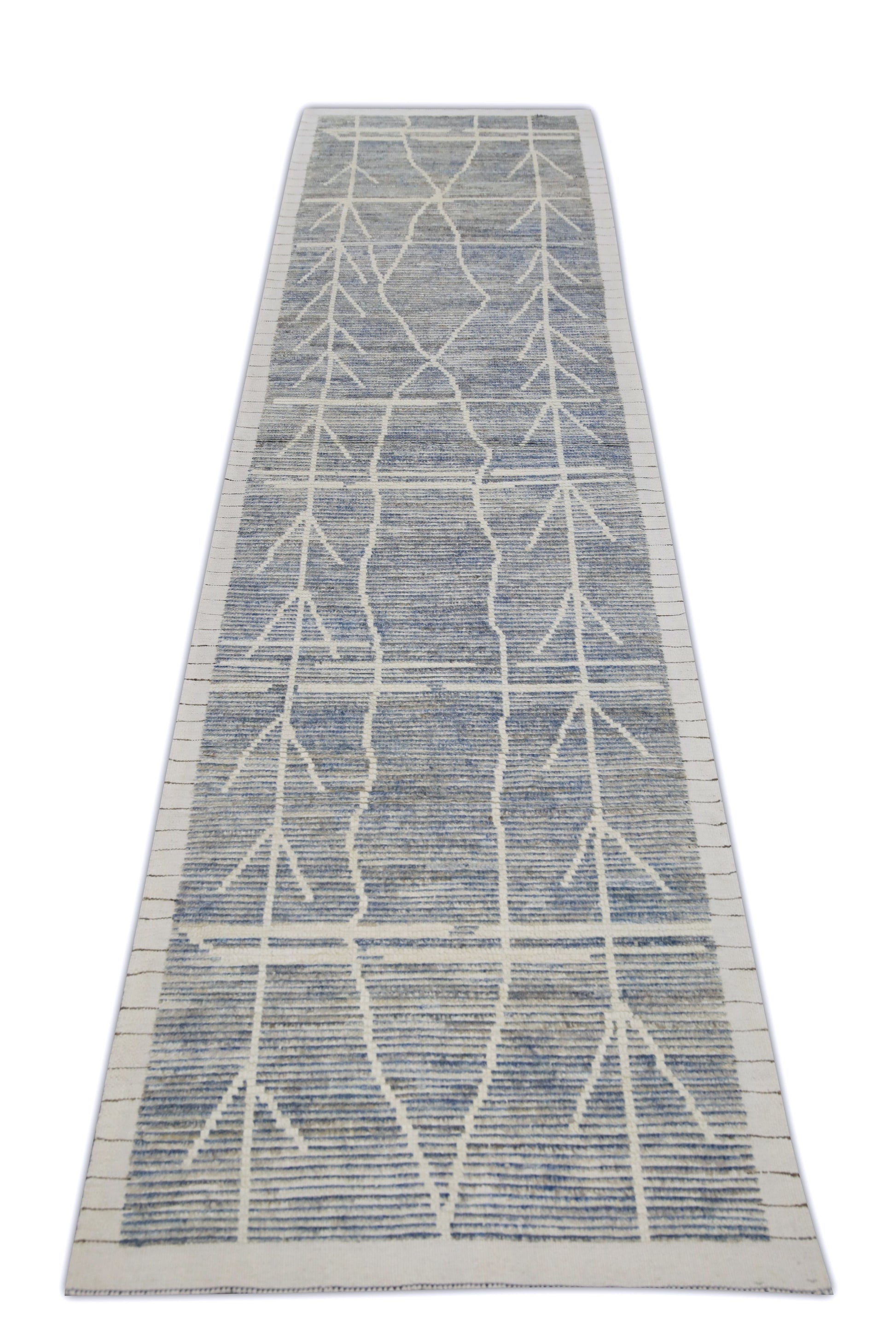 Turkish Tulu Rug Hand Knotted 2'11" x 12'7" #10931