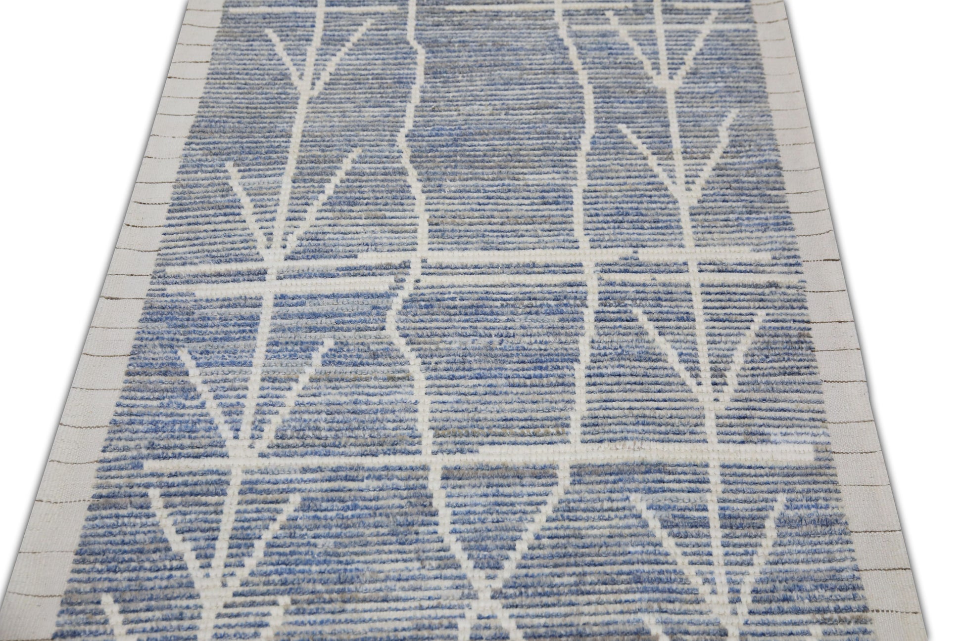 Turkish Tulu Rug Hand Knotted 2'11" x 12'7" #10931