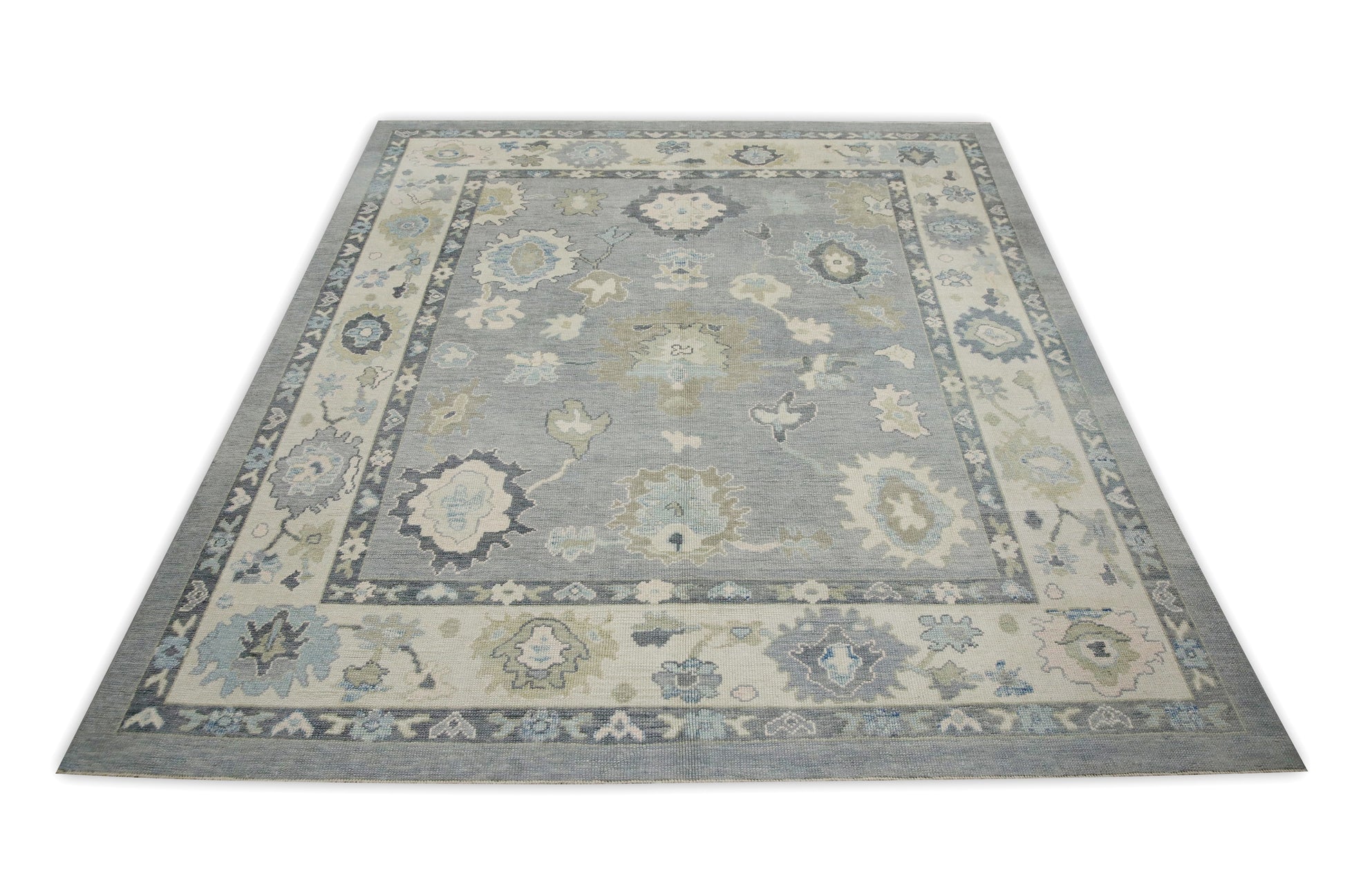 Turkish Oushak Rug 8'3" x 9'7" #7602