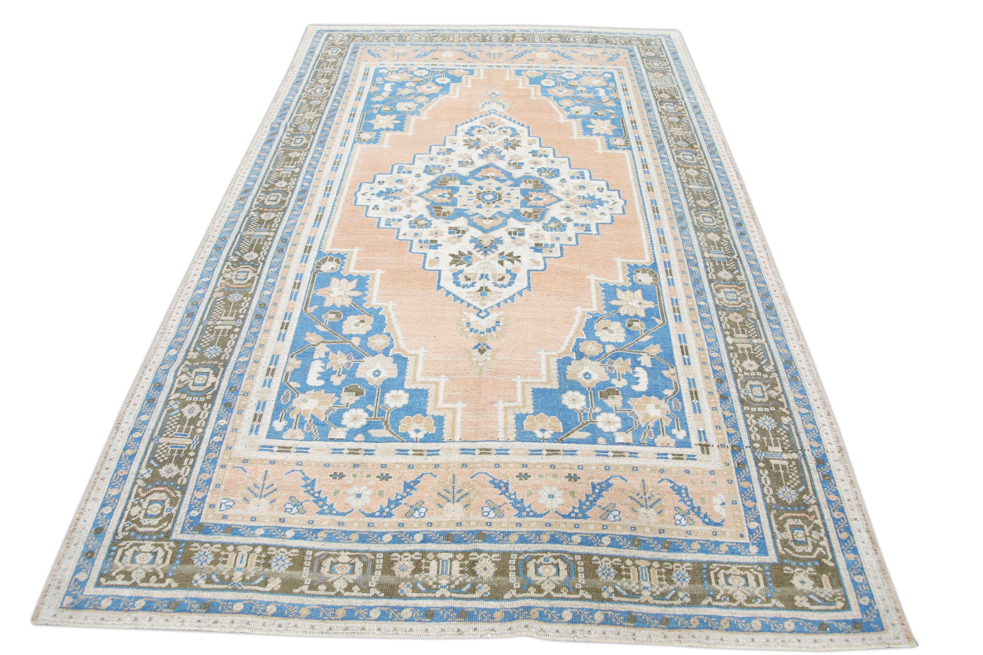 Turkish Vintage Anatolian Rug 5'8" x 8'10" #612