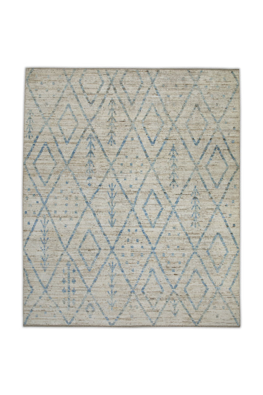 #6007 Hand Knotted Turkish Modern Rug 8'5" x 9'11"