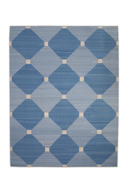 #7676 Oriental Flat Weave Turkish Kilim 8'6" x 11'1"