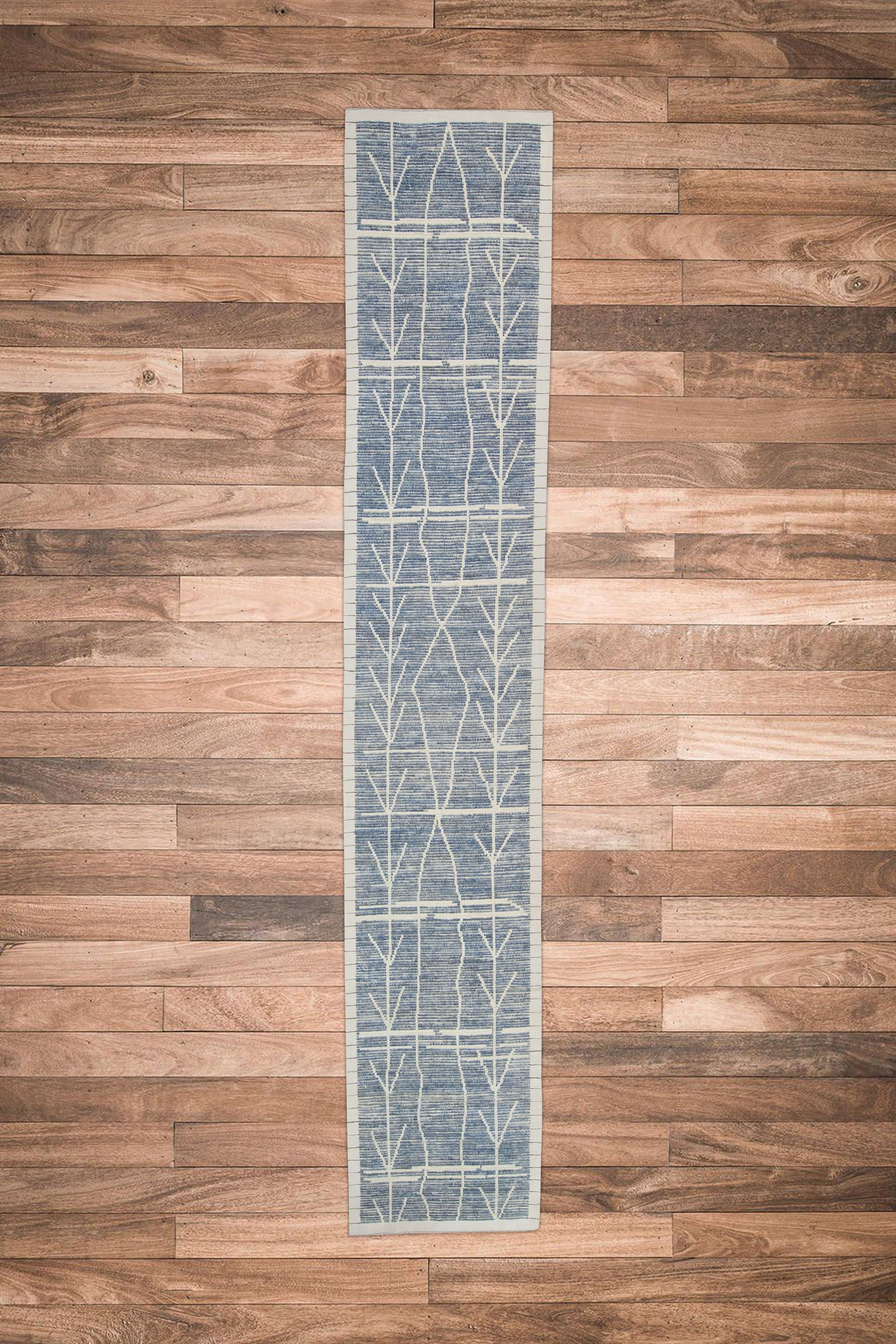 Turkish Tulu Rug Hand Knotted  3' x 16'9" #10815
