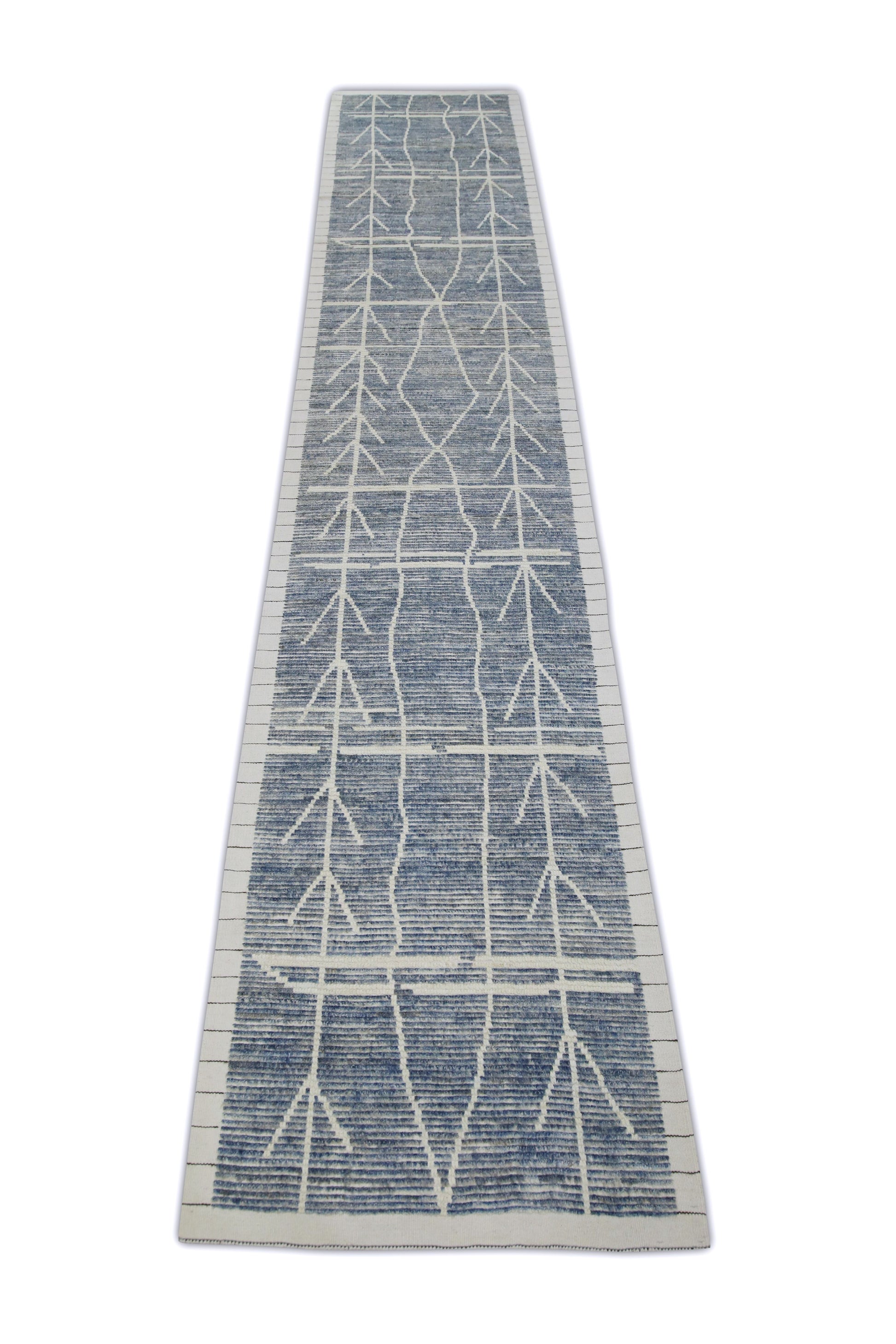 Turkish Tulu Rug Hand Knotted  3' x 16'9" #10815