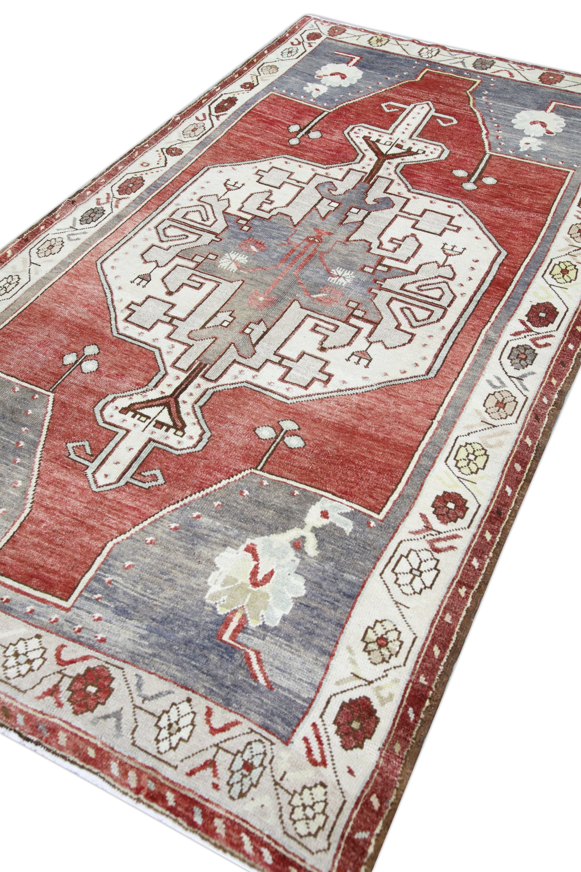 Turkish Vintage Anatolian Rug 5'5" x 9'8" #398