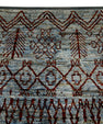 Turkish Tulu Rug Hand Knotted 6'2" x 9'5" #6005
