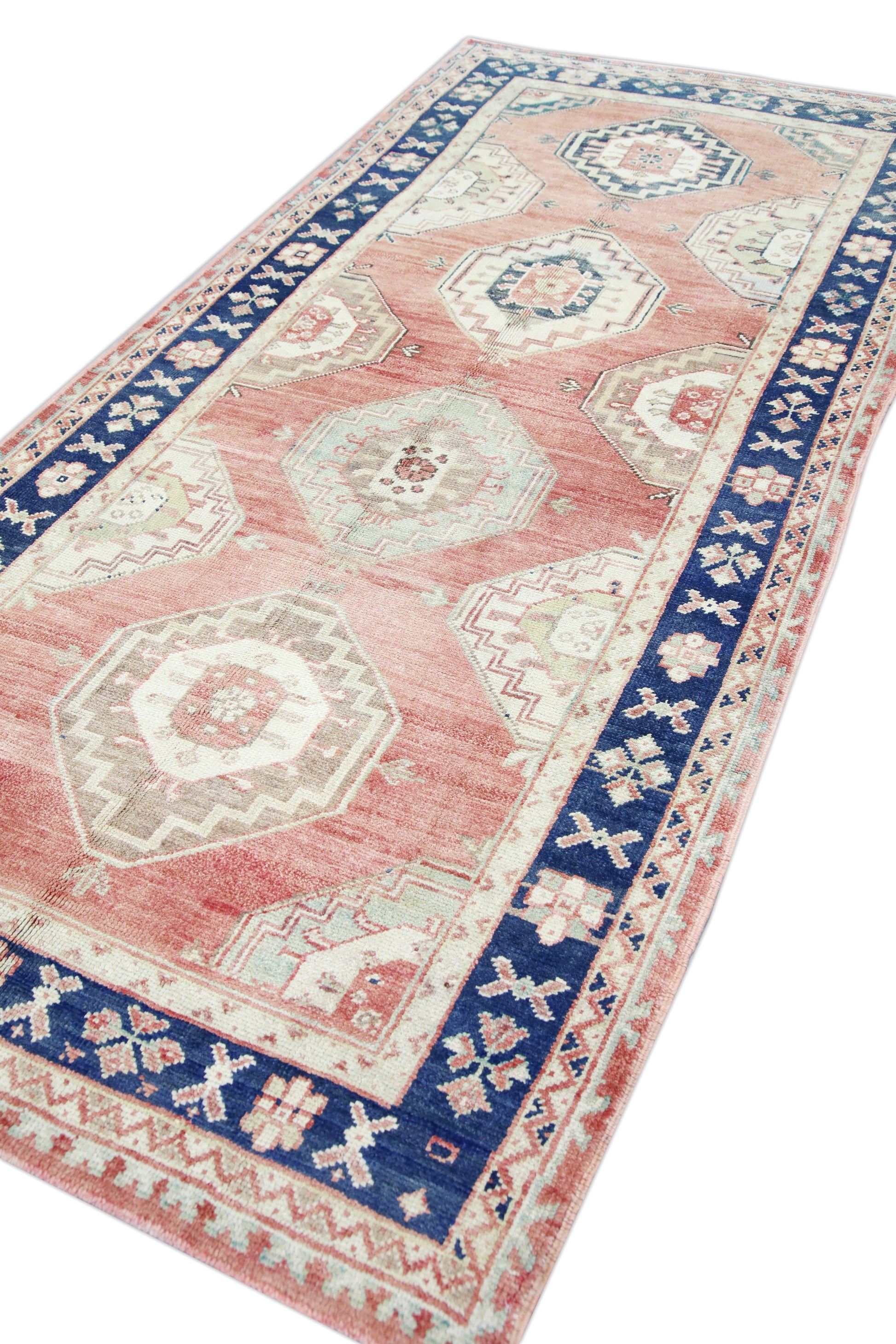 Turkish Vintage Anatolian Rug 5'2" x 11'1" #186