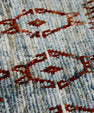 Turkish Tulu Rug Hand Knotted 6'2" x 9'5" #6005