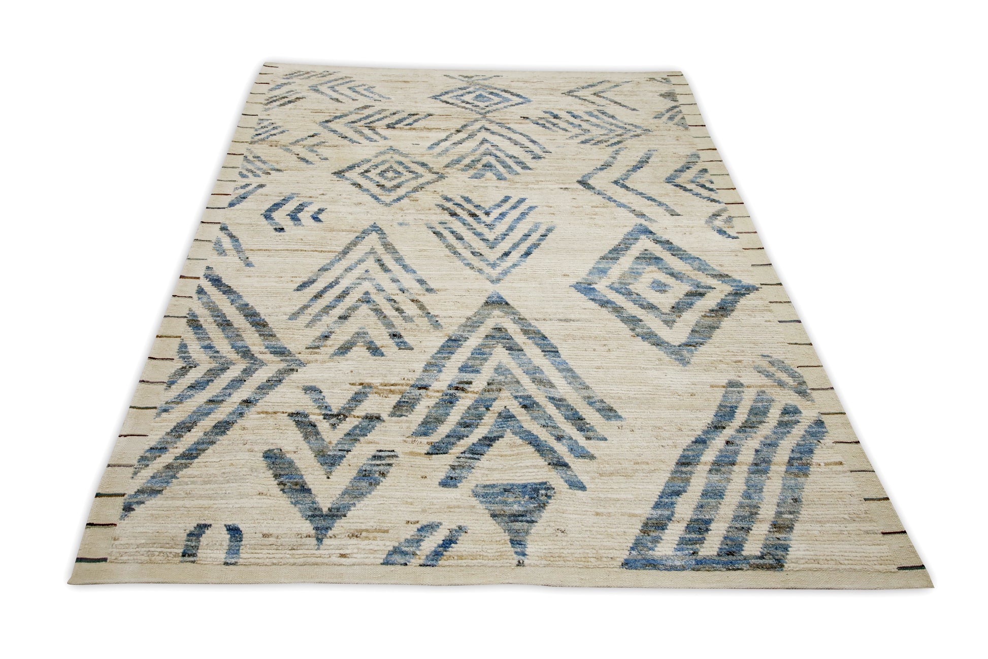 Turkish Tulu Rug Hand Knotted 6'4" x 9'3" #6010