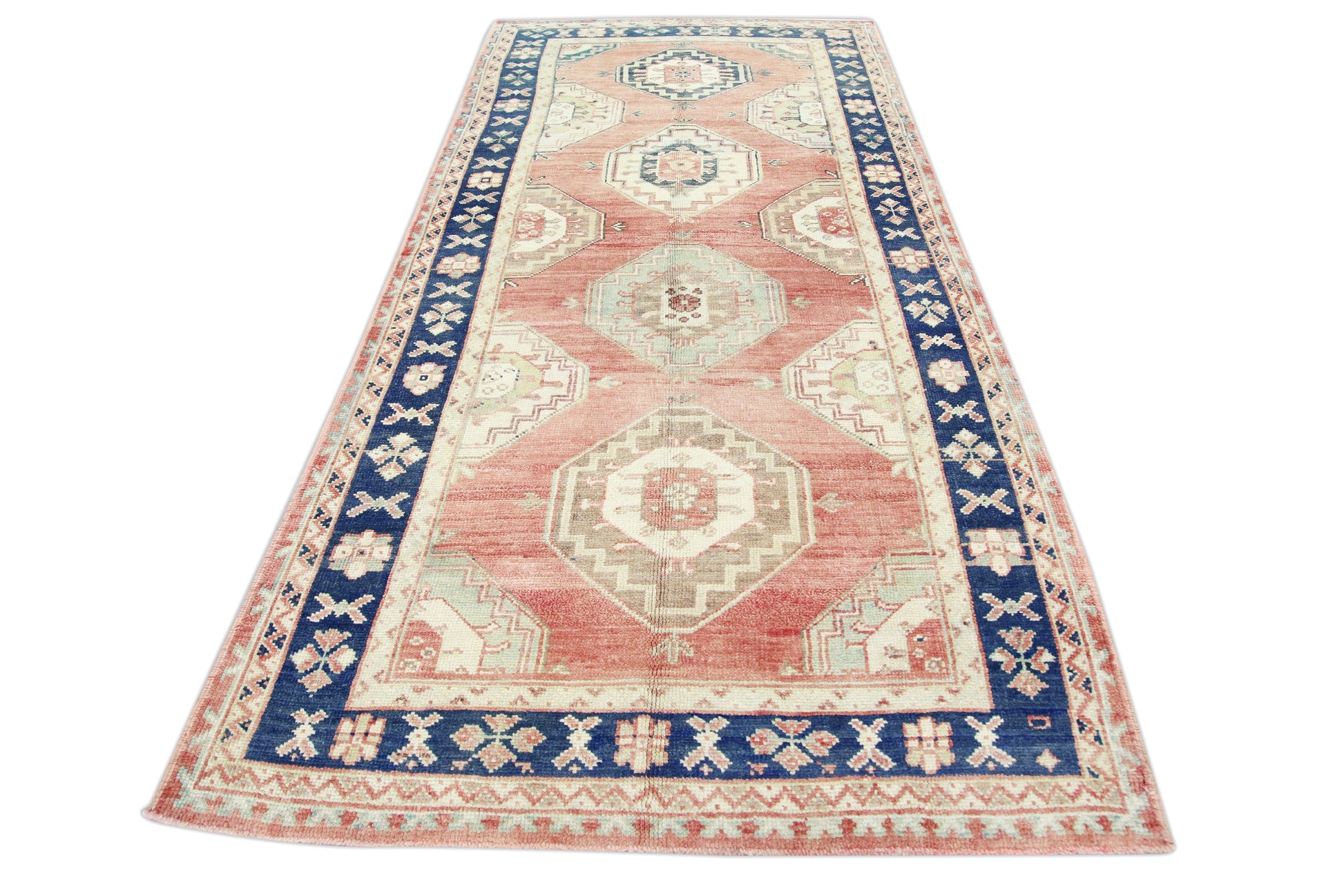 Turkish Vintage Anatolian Rug 5'2" x 11'1" #186