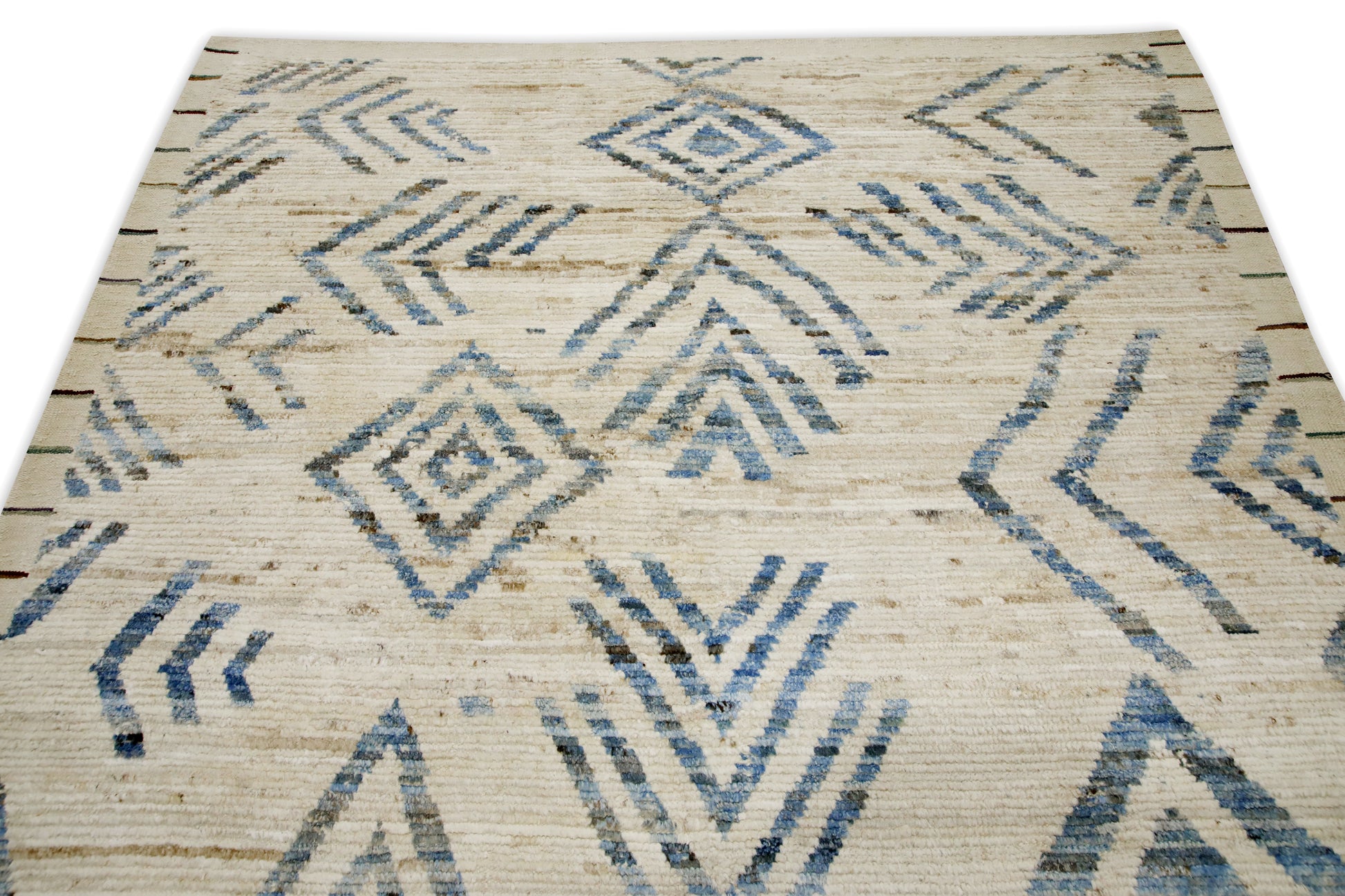 Turkish Tulu Rug Hand Knotted 6'4" x 9'3" #6010