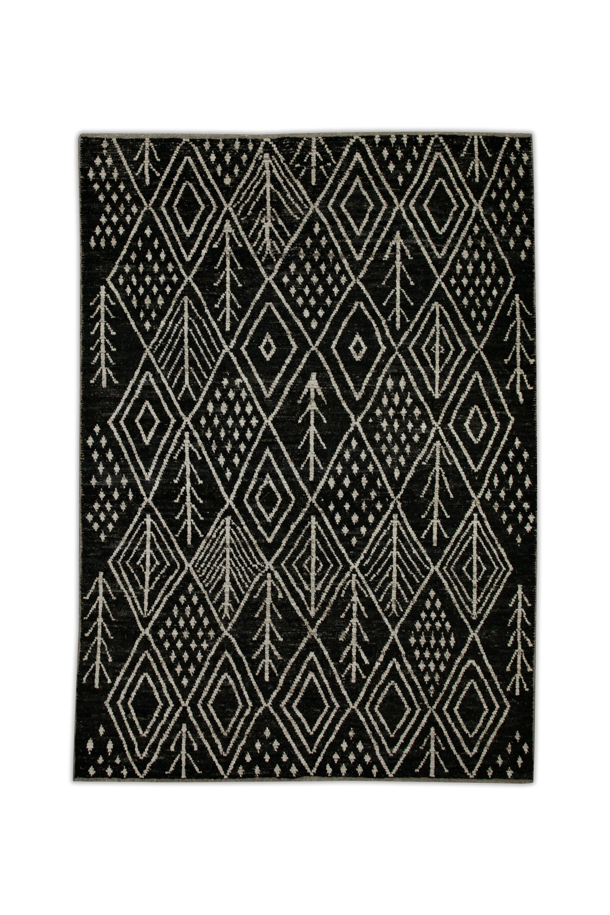Turkish Tulu Rug Hand Knotted 6'3" x 8'7" #6009