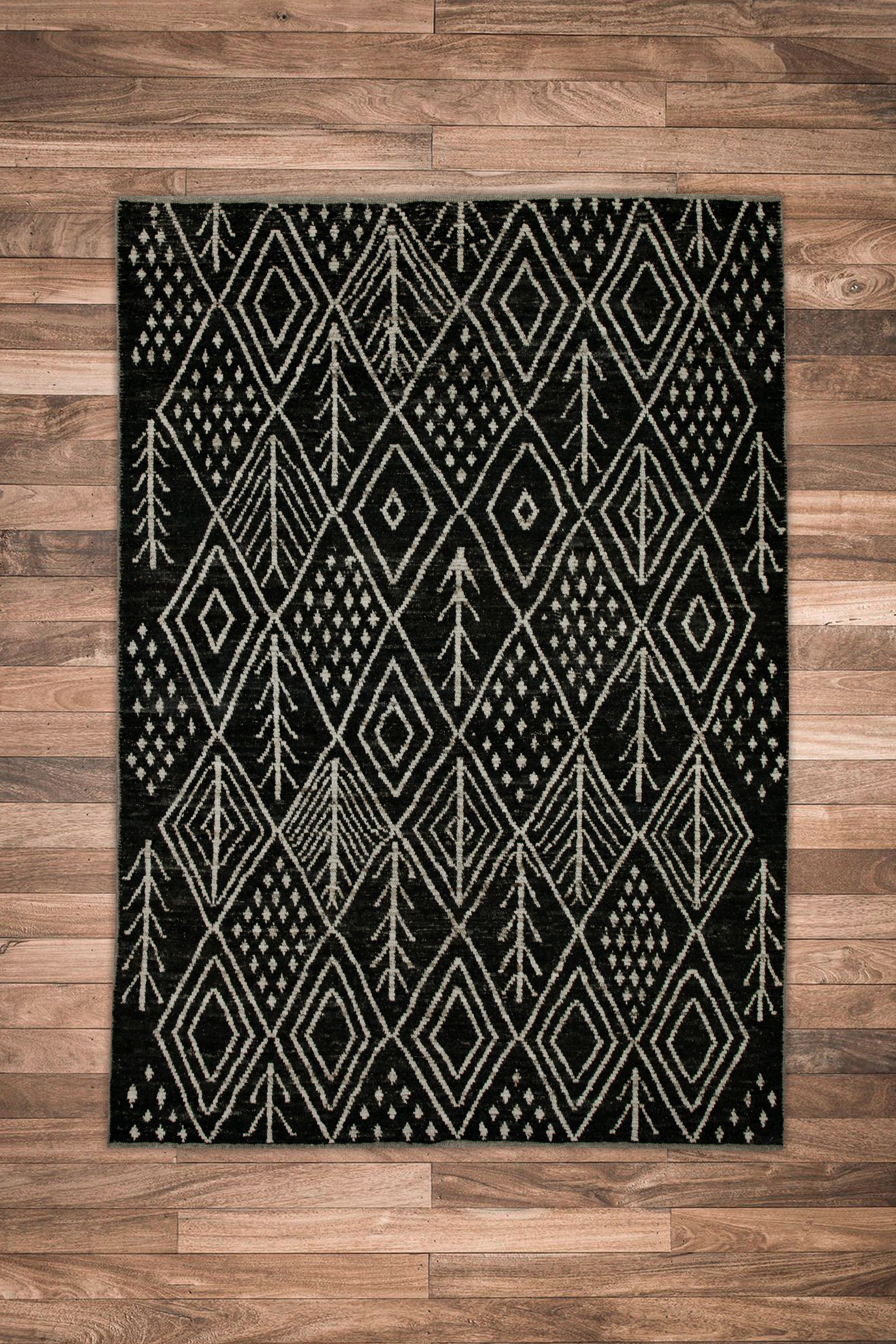 Turkish Tulu Rug Hand Knotted 6'3" x 8'7" #6009