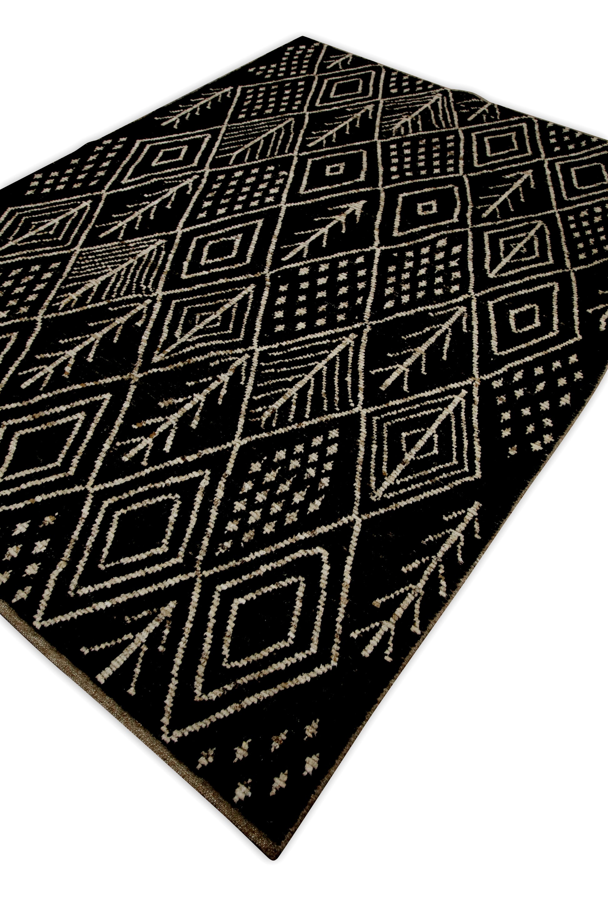 Turkish Tulu Rug Hand Knotted 6'3" x 8'7" #6009