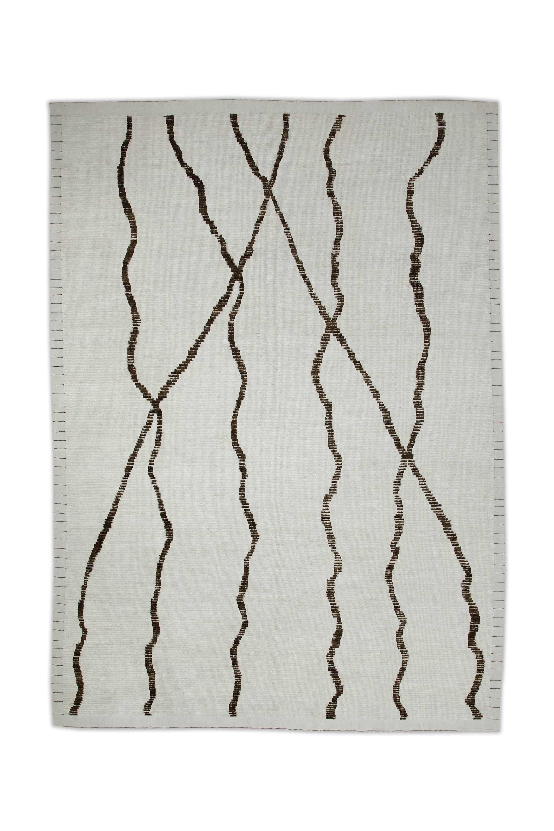 Turkish Tulu Rug Hand Knotted 8'2" x 10'7" #8163