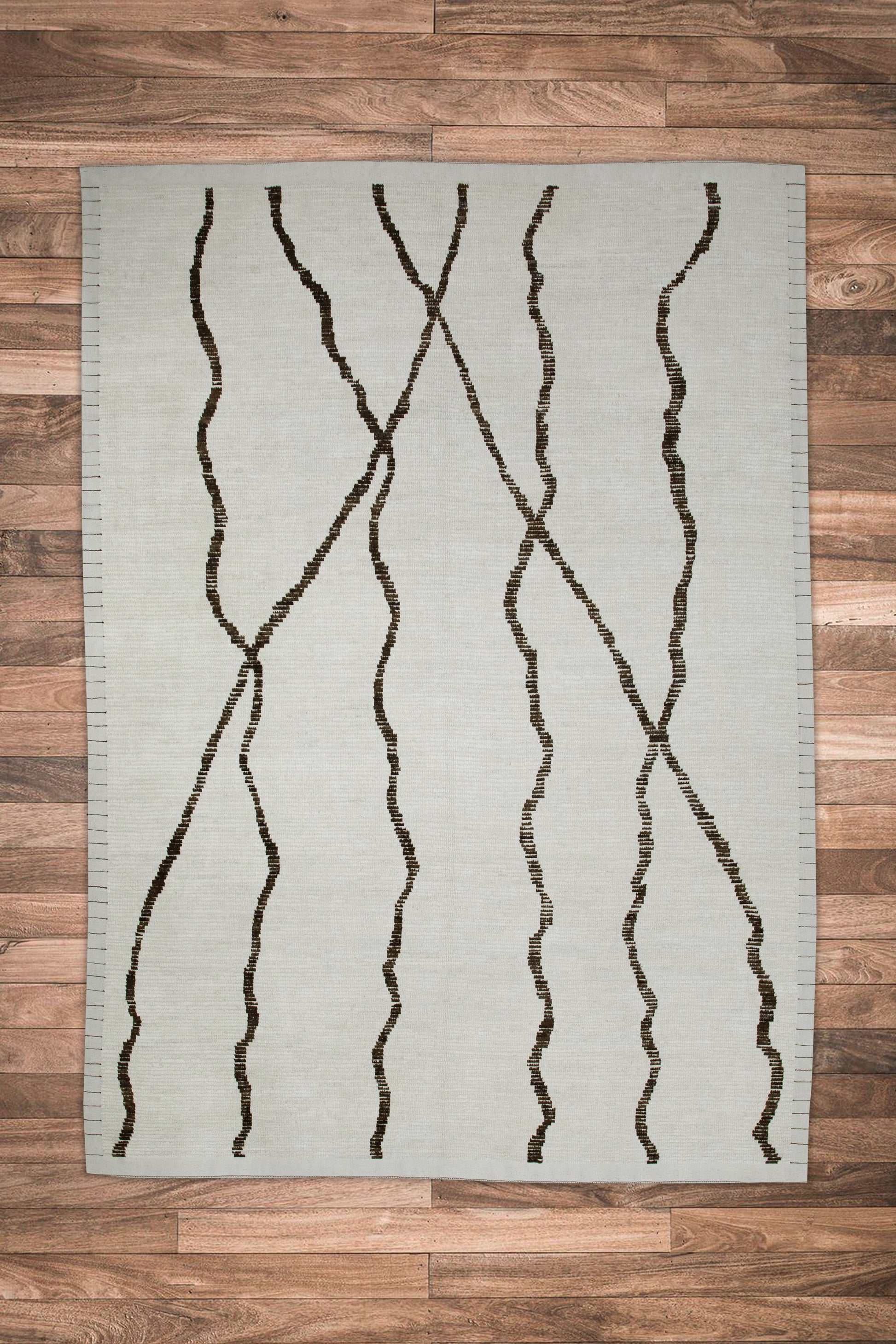 Turkish Tulu Rug Hand Knotted 8'2" x 10'7" #8163