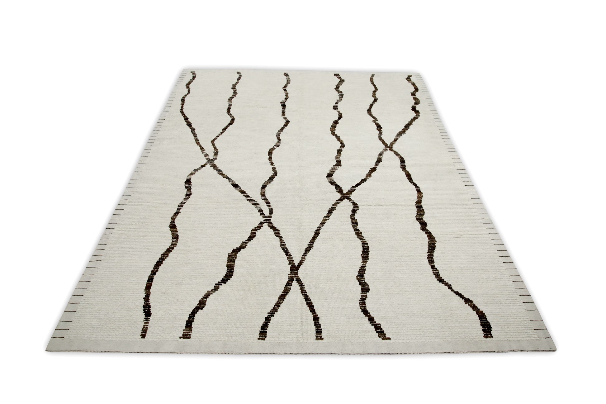 Turkish Tulu Rug Hand Knotted 8'2" x 10'3" #8240