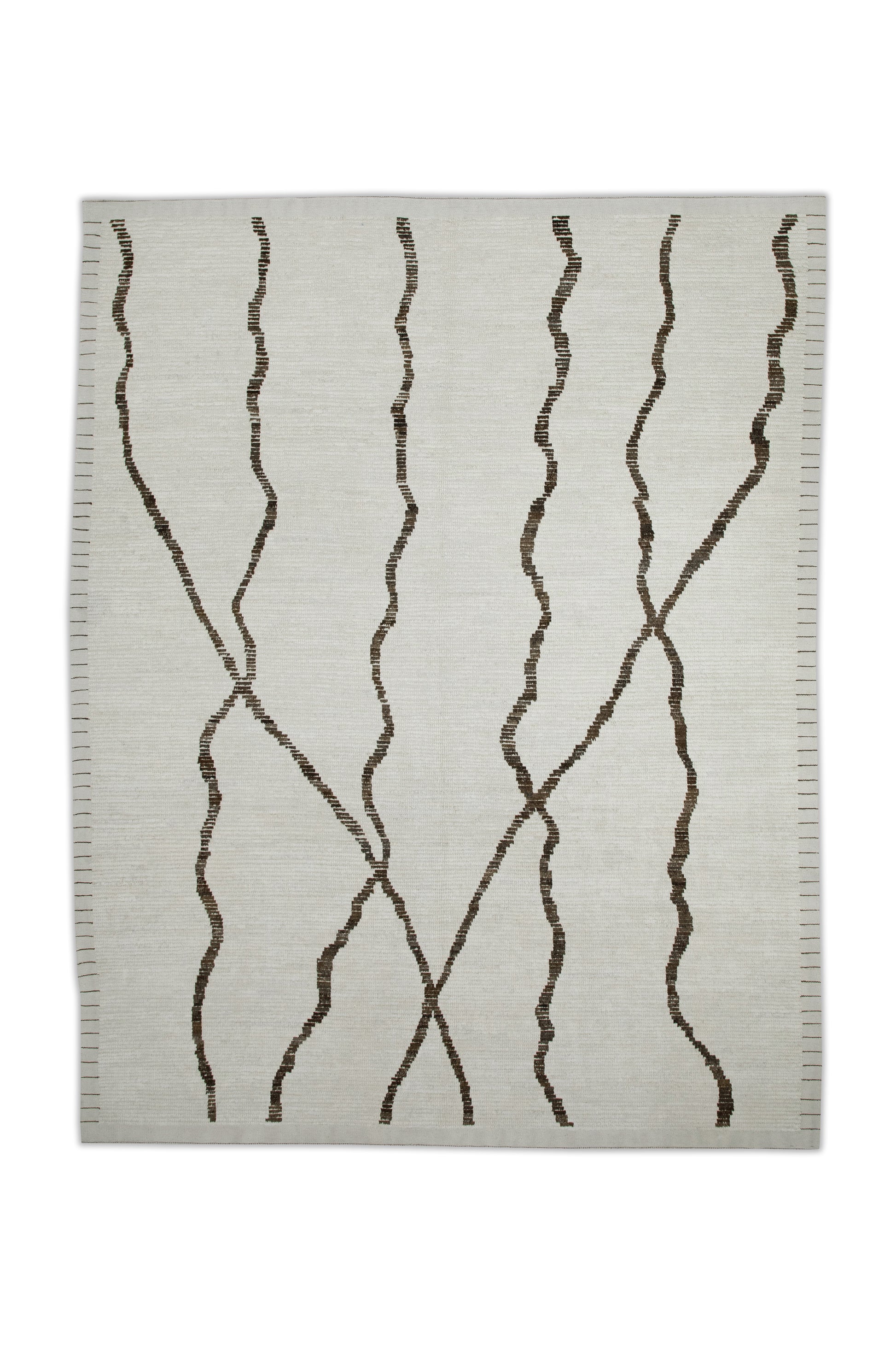 Turkish Tulu Rug Hand Knotted 8'2" x 10'3" #8240