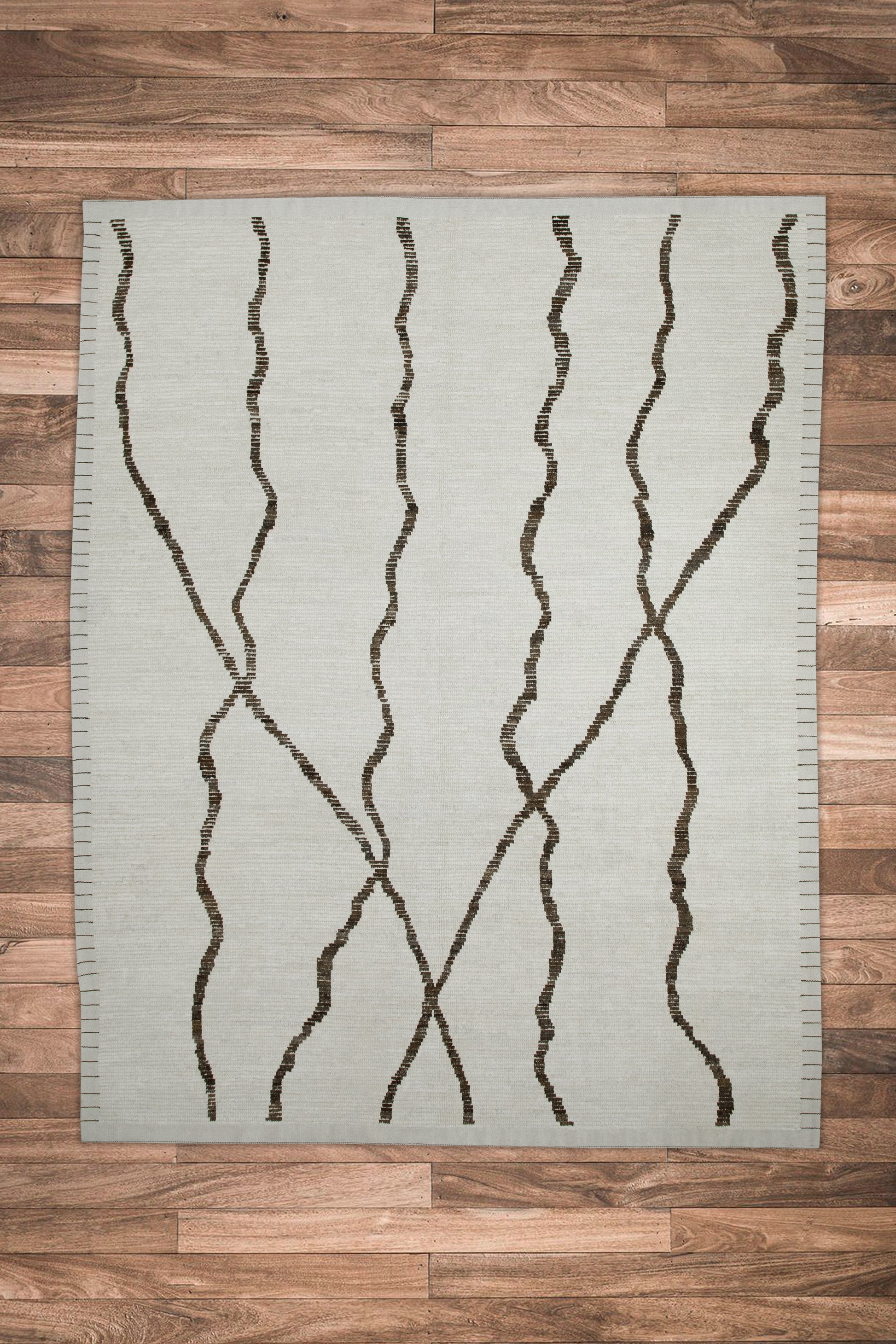 Turkish Tulu Rug Hand Knotted 8'2" x 10'3" #8240