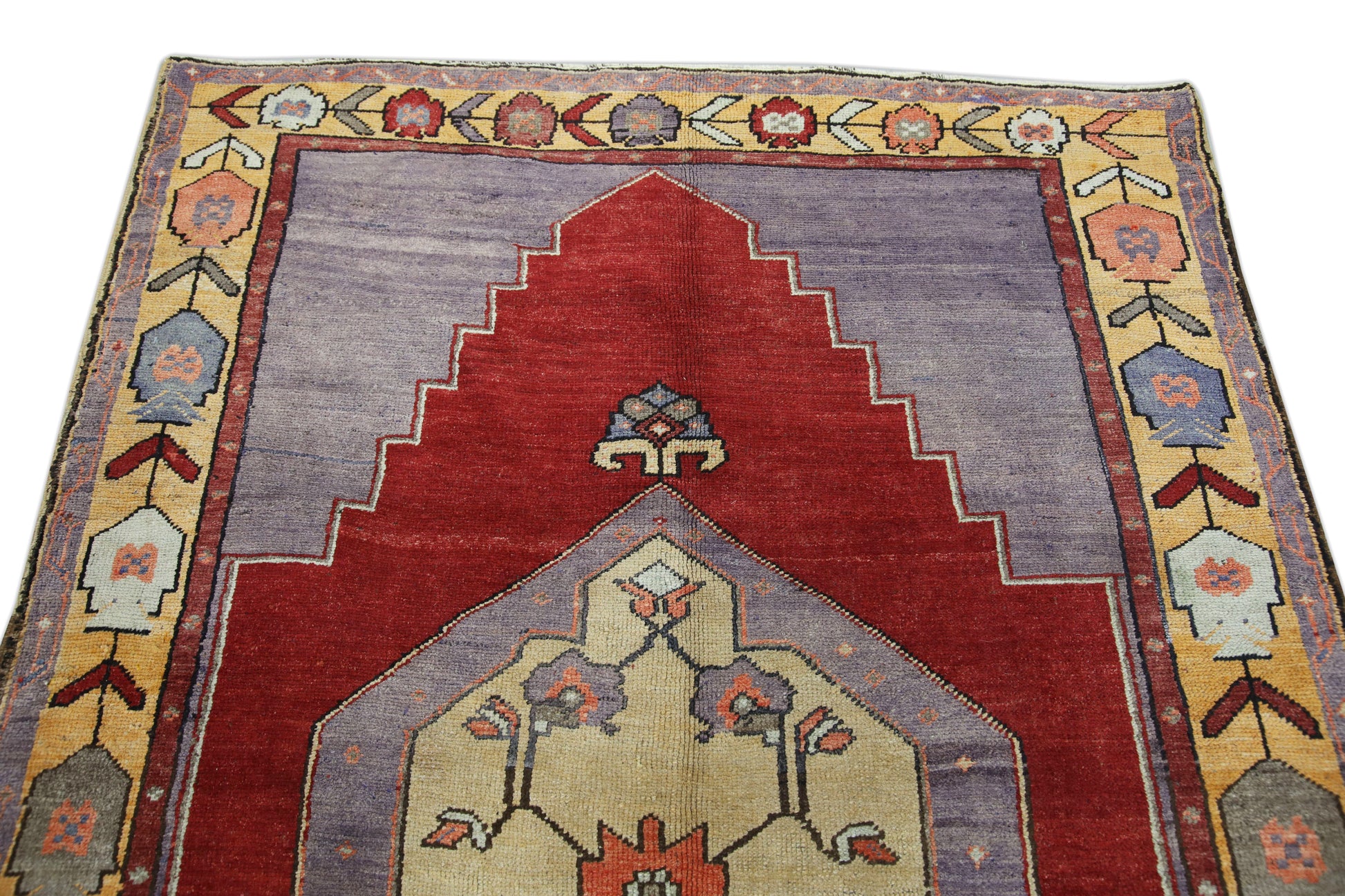 Turkish Vintage Anatolian Rug  4'11" x 9'2" #01