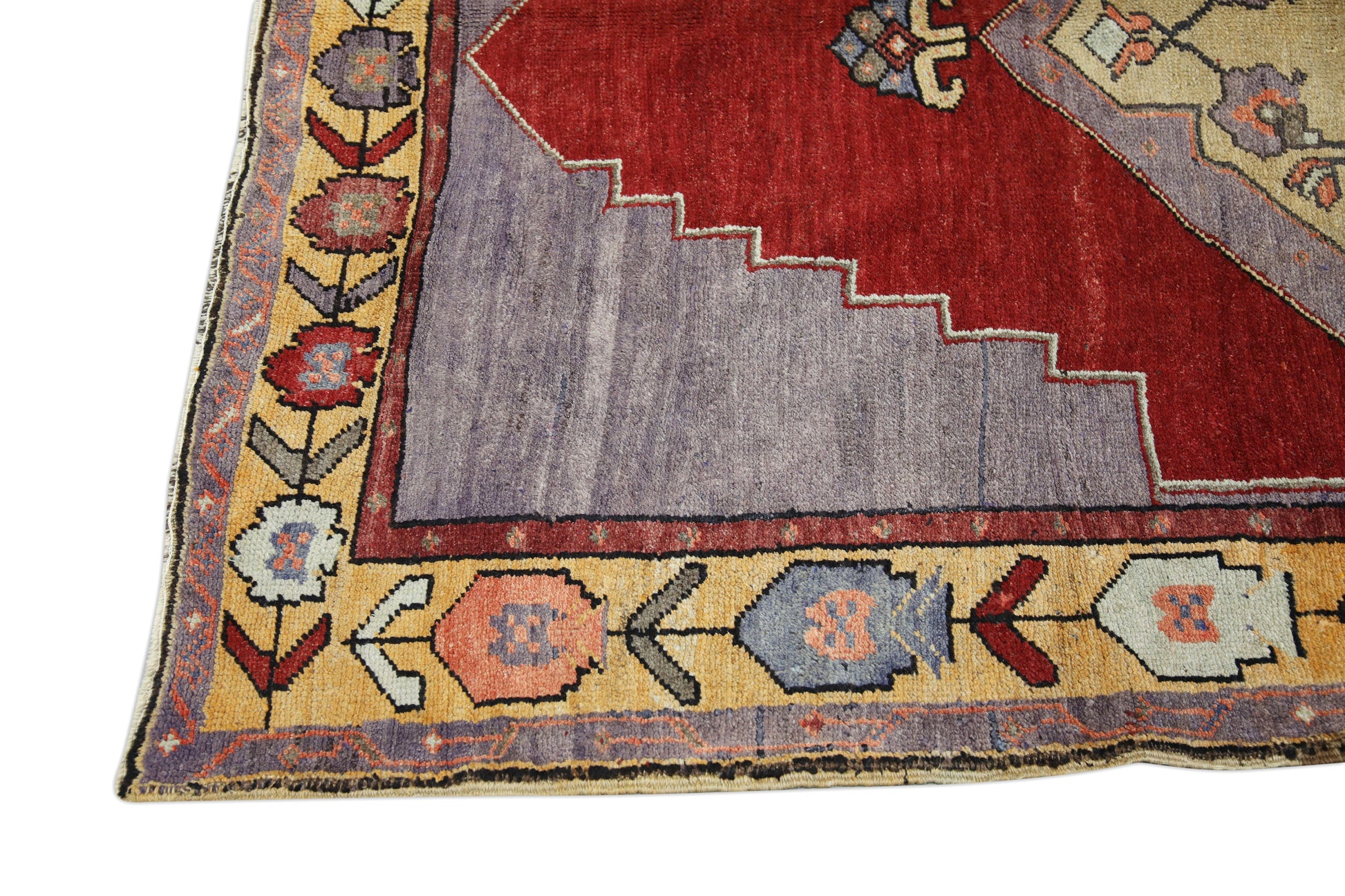 Turkish Vintage Anatolian Rug  4'11" x 9'2" #01