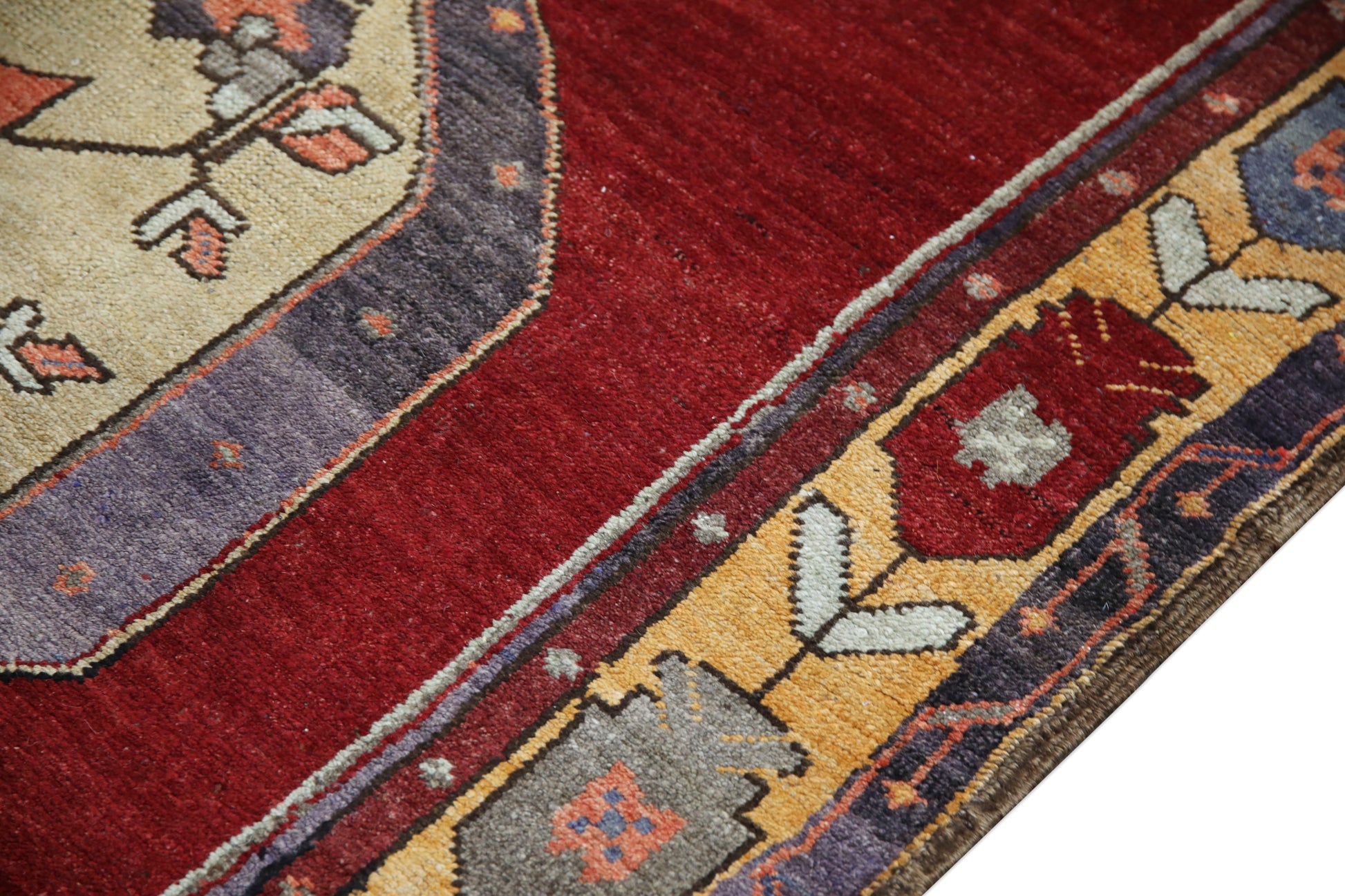 Turkish Vintage Anatolian Rug  4'11" x 9'2" #01
