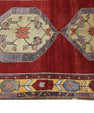 Turkish Vintage Anatolian Rug  4'11" x 9'2" #01