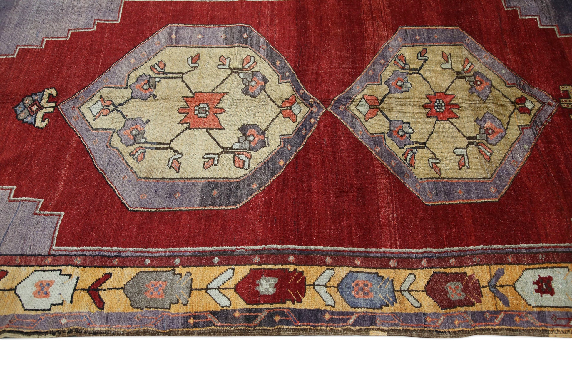 Turkish Vintage Anatolian Rug  4'11" x 9'2" #01