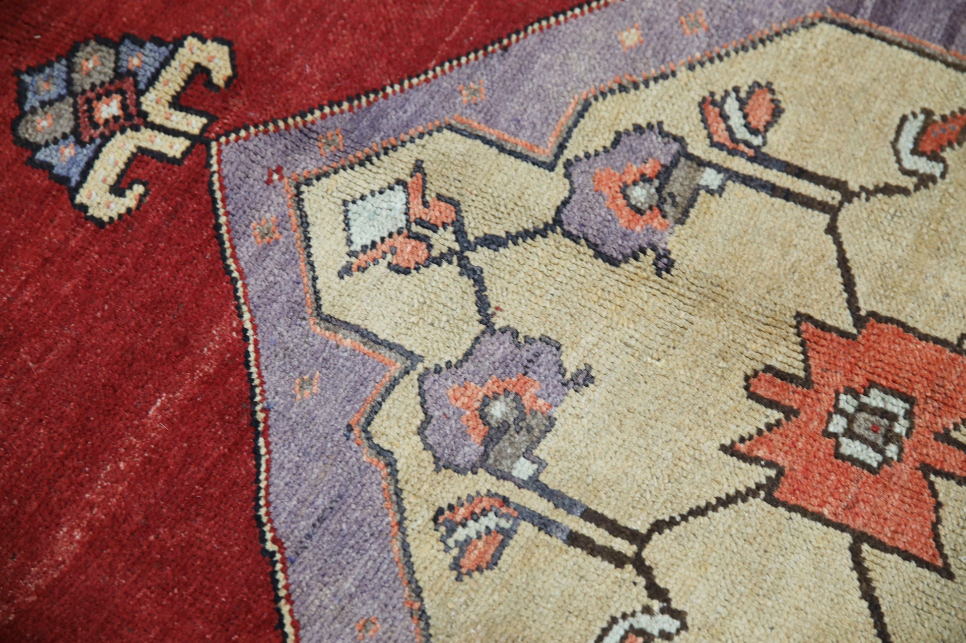 Turkish Vintage Anatolian Rug  4'11" x 9'2" #01