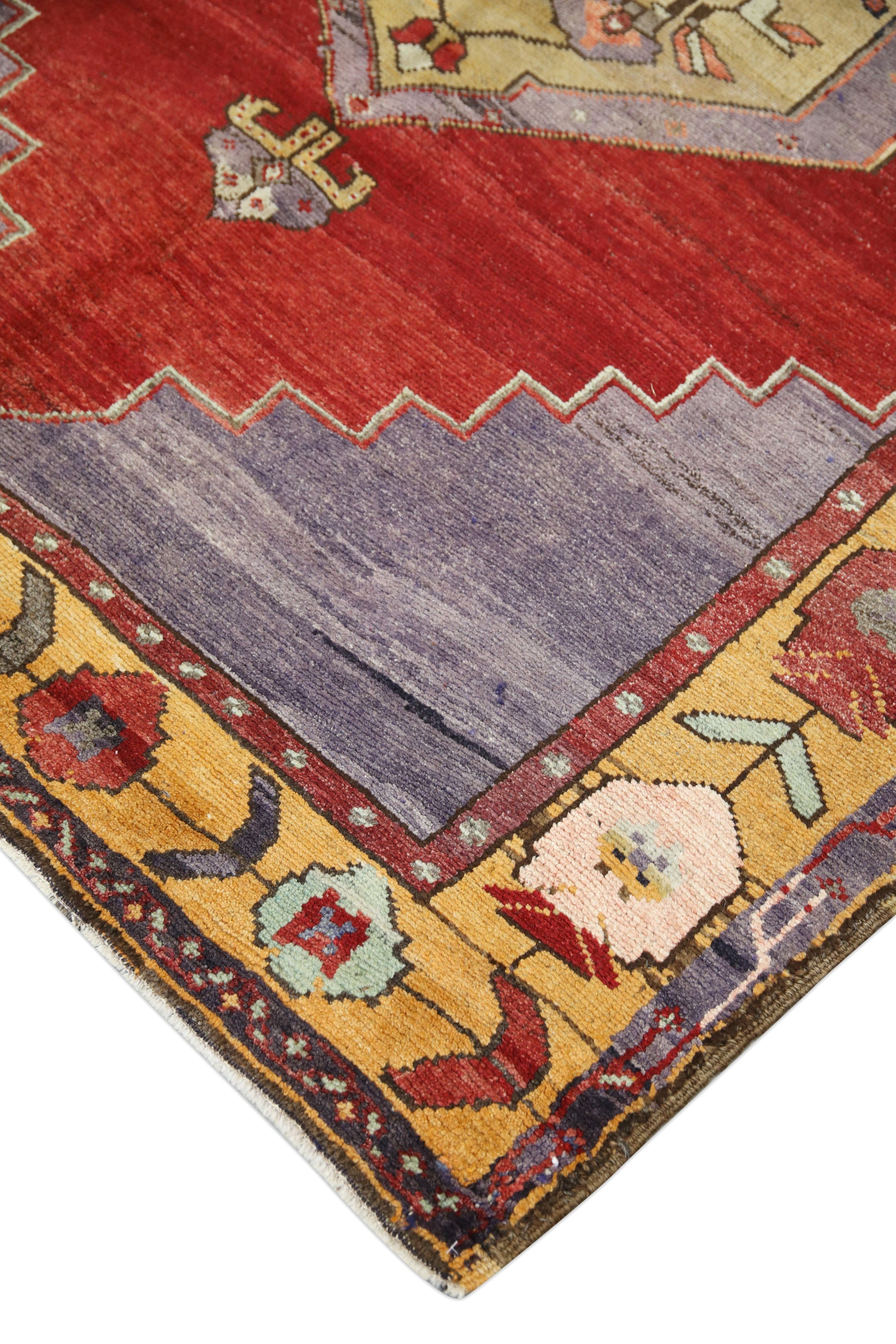 Turkish Vintage Anatolian Rug  4'11" x 9'2" #01