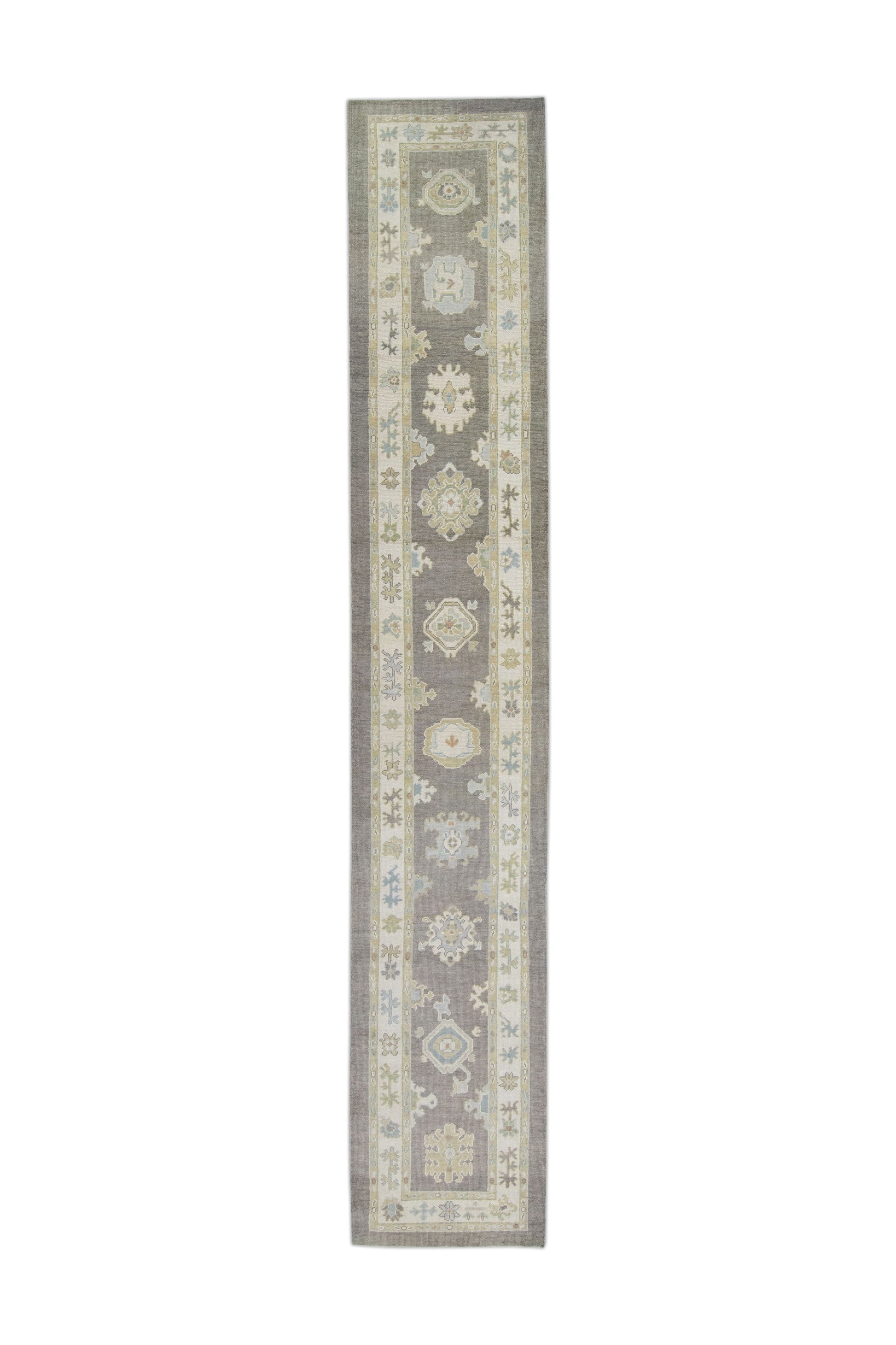 Turkish Oushak Rug 3'1" x 17'4" #10920