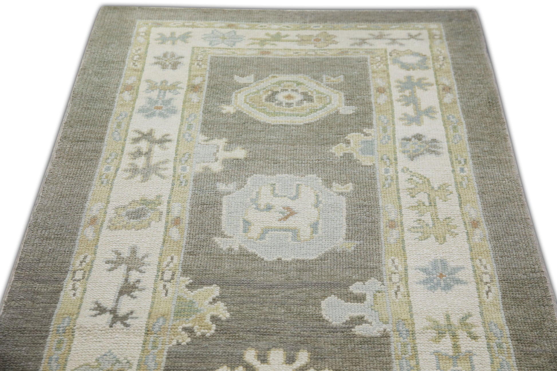 Turkish Oushak Rug 3'1" x 17'4" #10920